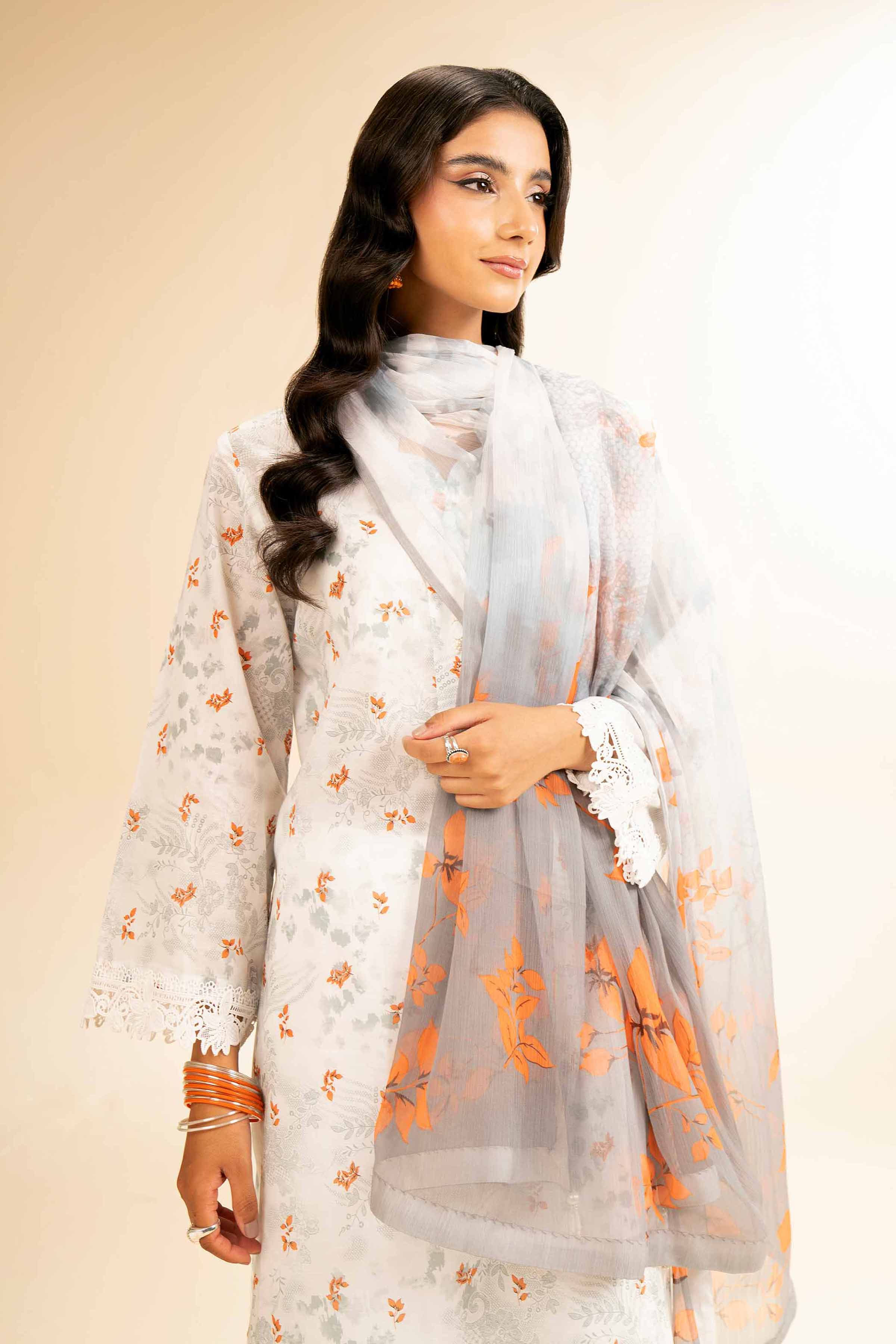 Nishat Linen 2 Piece - Printed With Laces Suit - 42501272 Digital Printed Lawn Eid Edition 2025 - Image 2