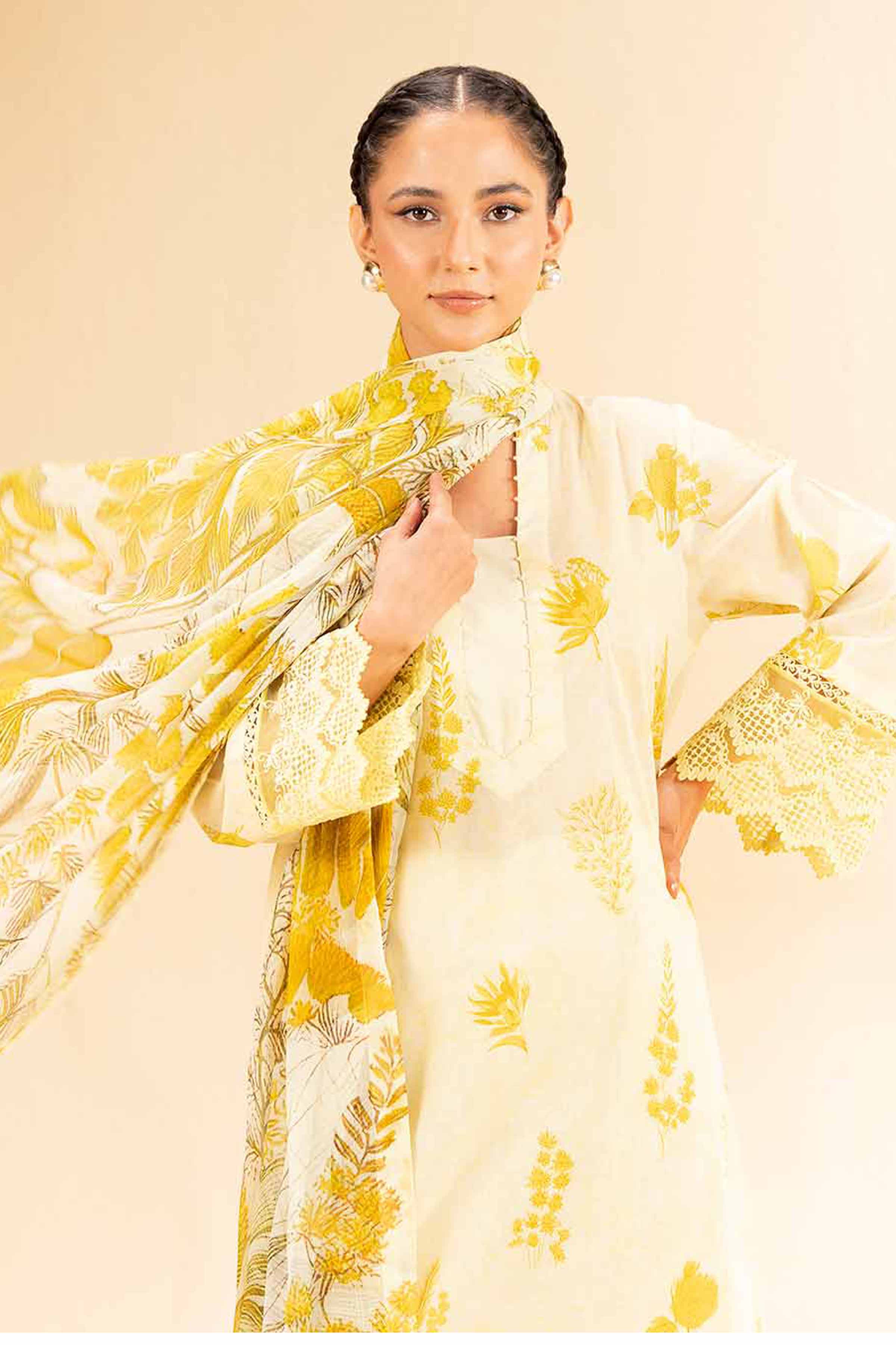 Nishat Linen 2 Piece - Printed With Laces Suit - 42501274 Digital Printed Lawn Eid Edition 2025 - Image 2