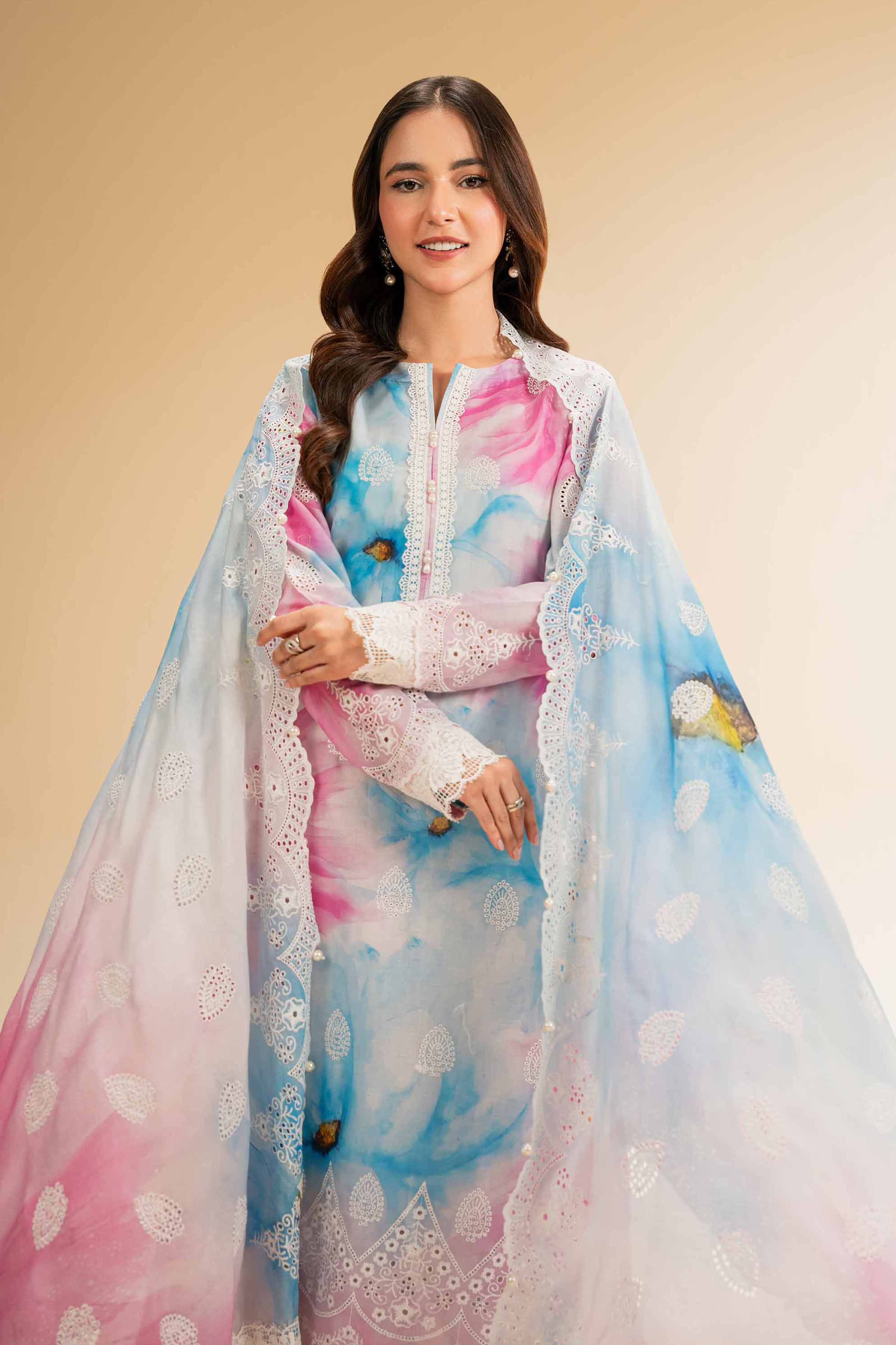 Nishat Linen 3 Piece - Digital Printed Embroidered Suit - 42501339 Embroidered Eid Lawn Collection 0 - Image 2