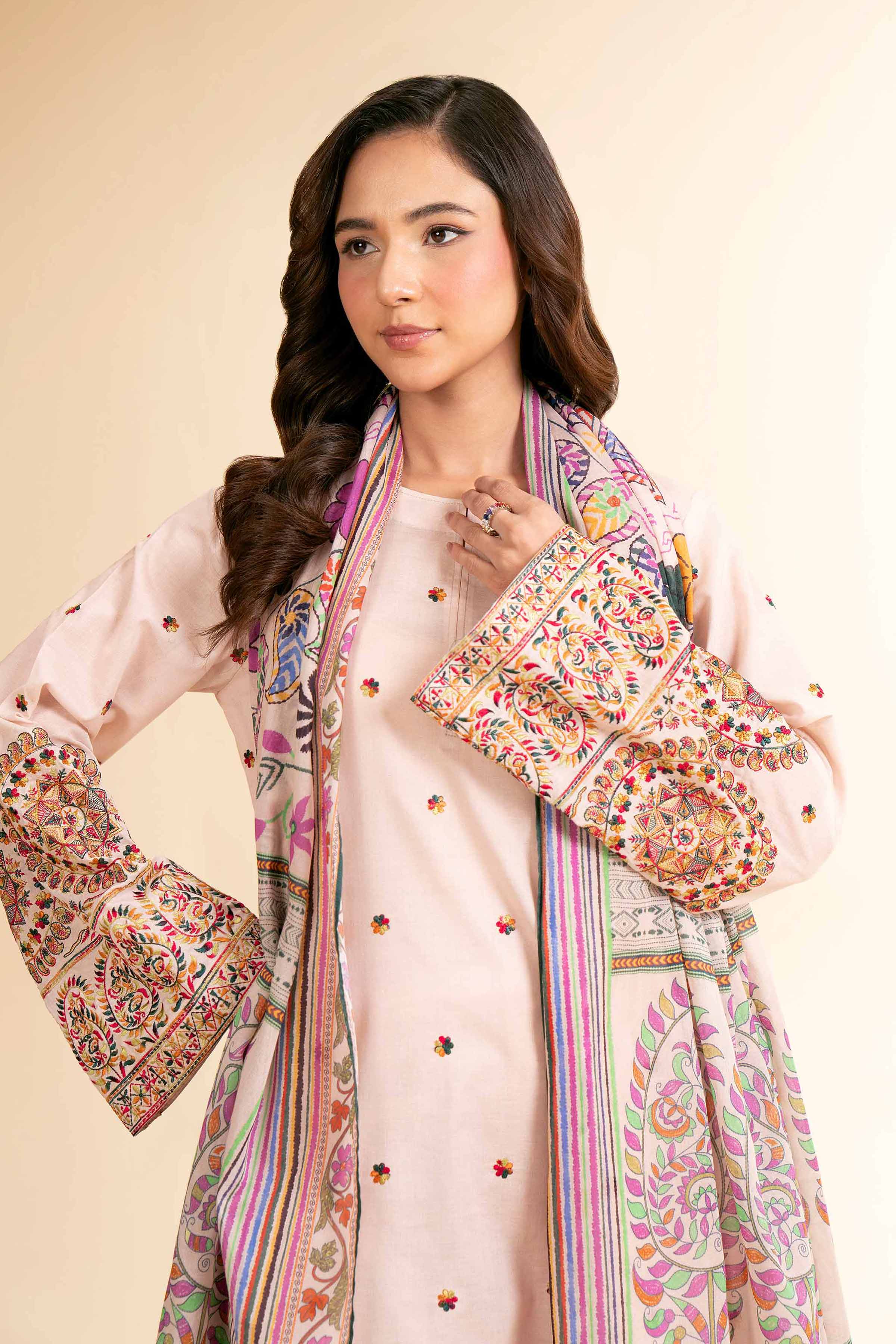 Nishat Linen 3 Piece - Digital Printed Embroidered Suit - 42501581 Embroidered Eid Lawn Collection 2025 - Image 2