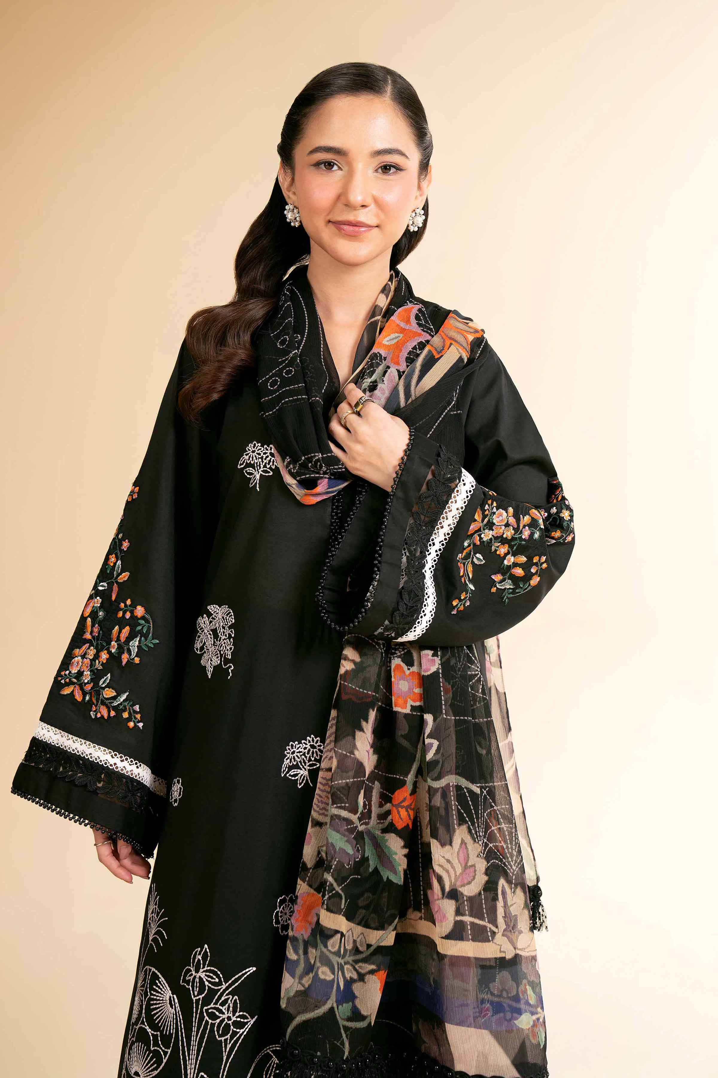Nishat Linen 3 Piece - Digital Printed Embroidered Suit - 42501610 Embroidered Eid Lawn Collection 2025 - Image 2