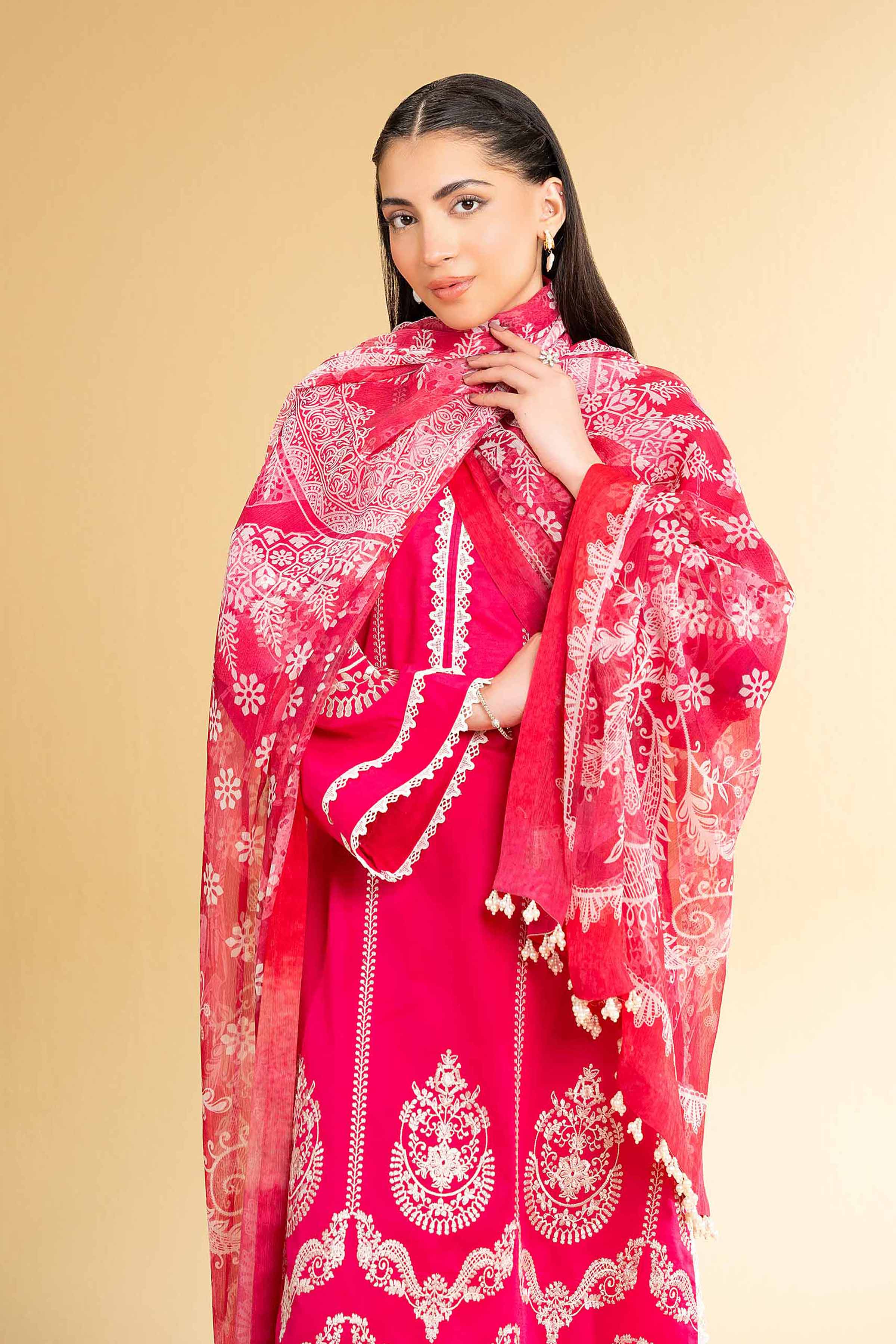Nishat Linen 3 Piece - Digital Printed Embroidered Suit - 42501614 Embroidered Eid Lawn Collection 2025 - Image 2