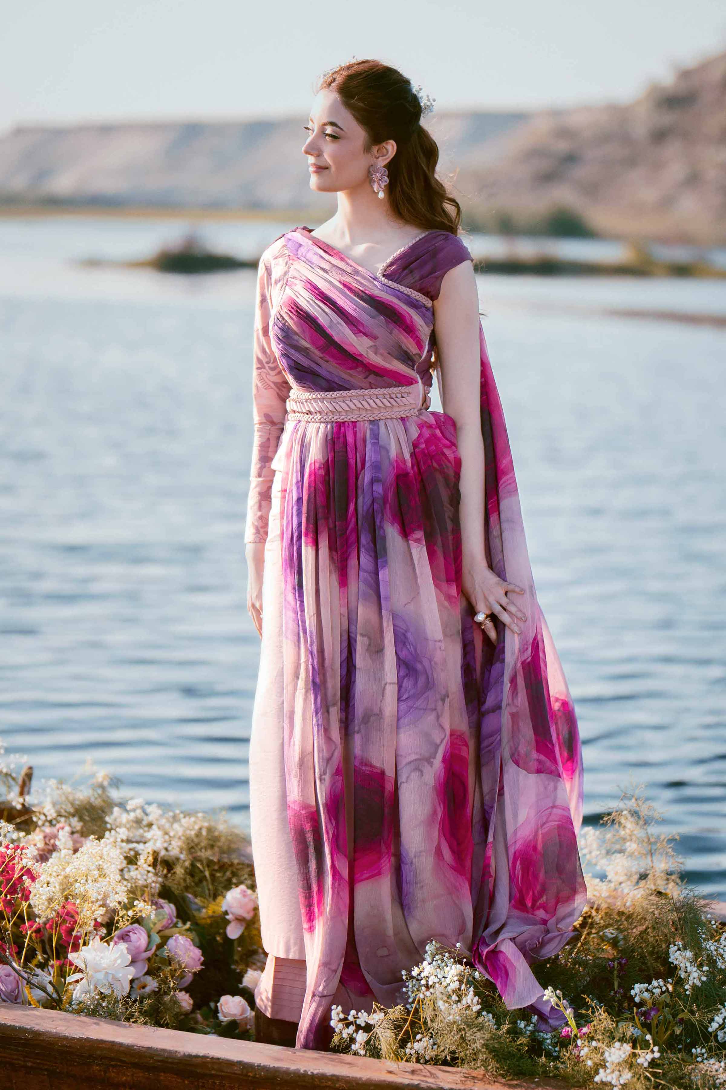Nishat Linen 3 Piece - Digital Printed Embroidered Suit - 42501618 Embroidered Eid Lawn Collection 2025