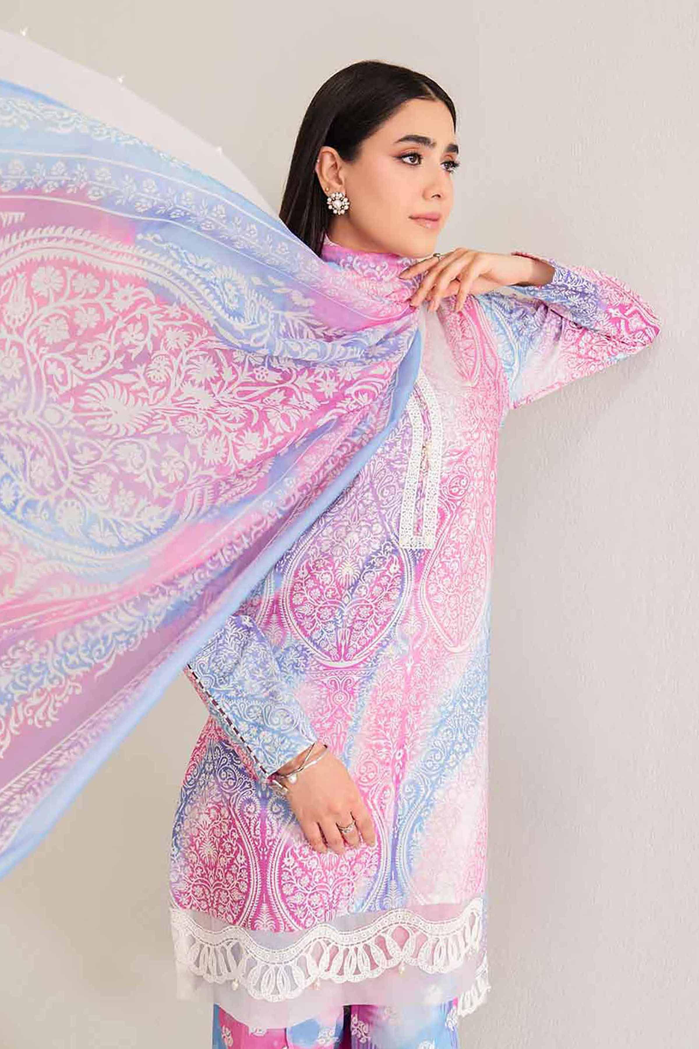 Nishat Linen 3 Piece - Digital Printed Embroidered Suit - 42501624 Embroidered Eid Lawn Collection 2025 - Image 2