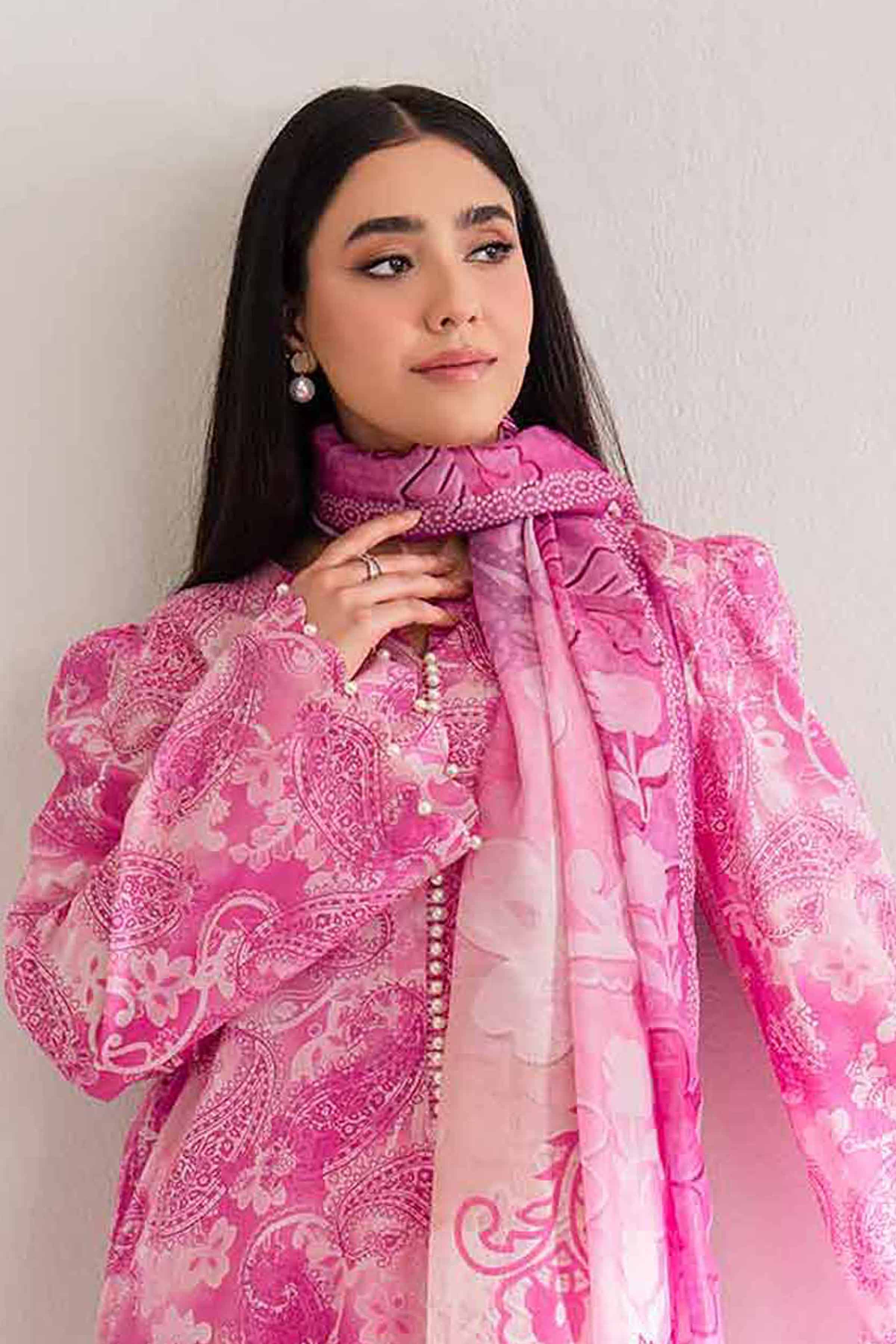 Nishat Linen 3 Piece - Digital Printed Embroidered Suit - 42501626 Embroidered Eid Lawn Collection 2025 - Image 2