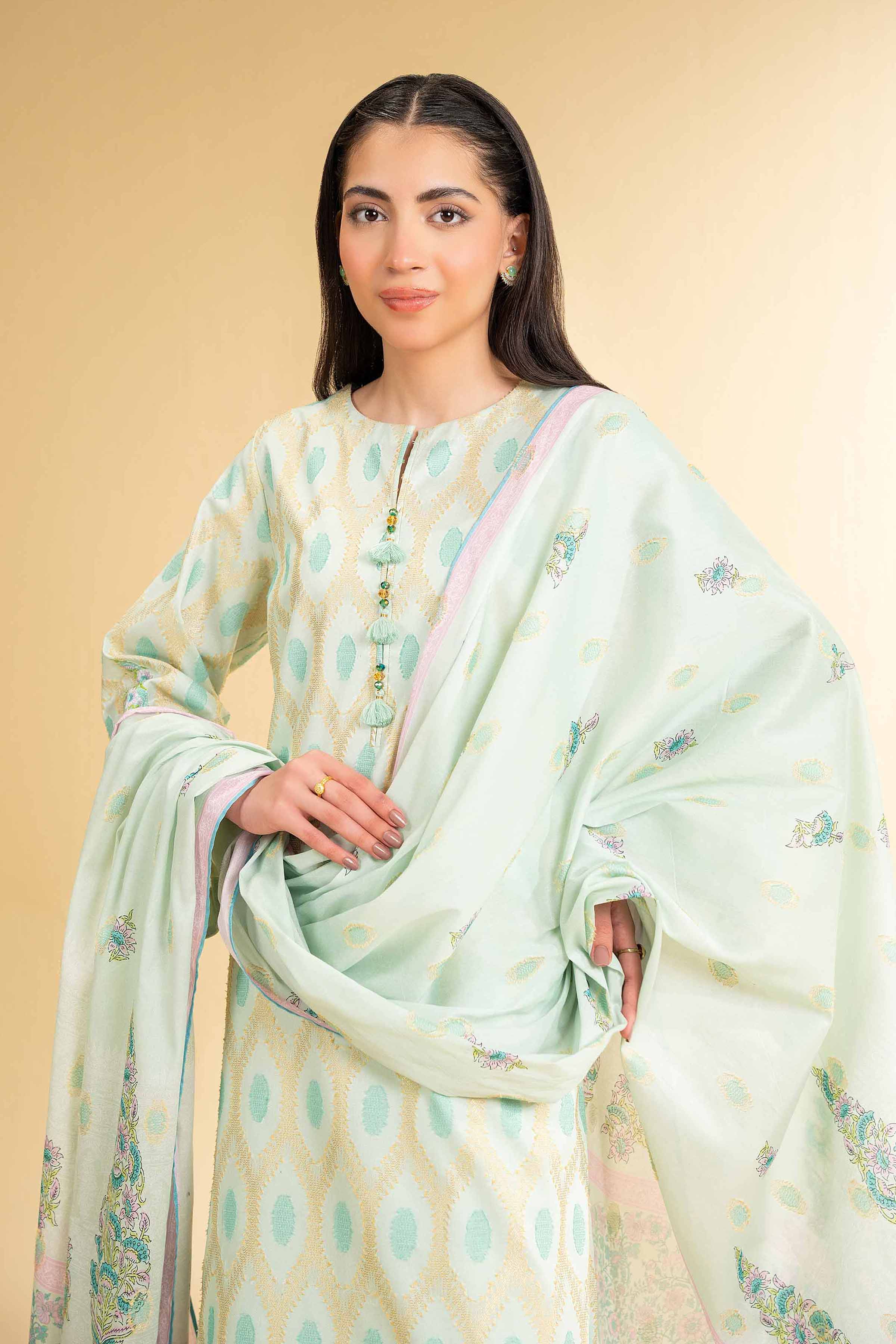 Nishat Linen 3 Piece - Digital Printed Embroidered Suit - 42501629 Embroidered Eid Lawn Collection 2025 - Image 2