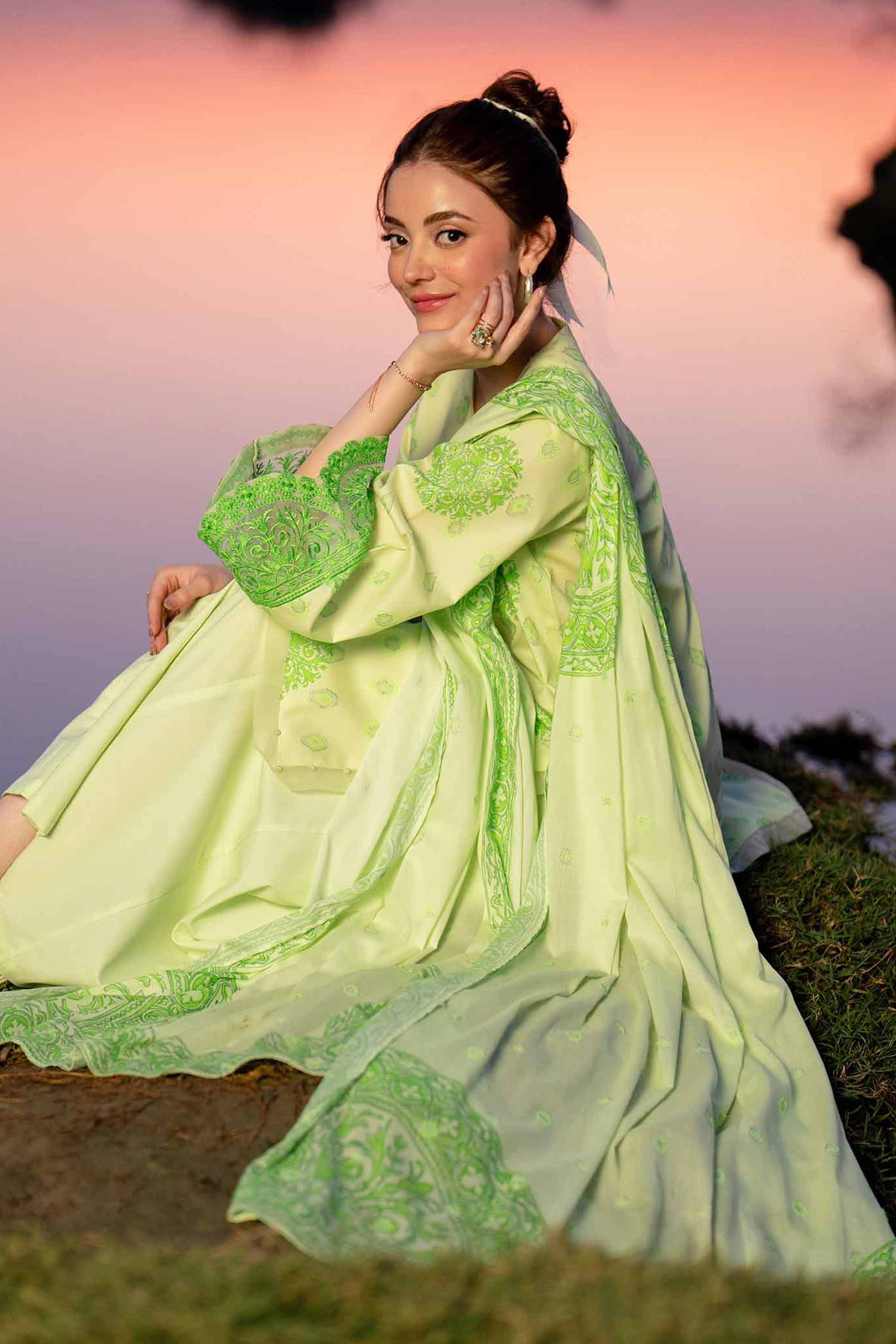 Nishat Linen 3 Piece - Digital Printed Embroidered Suit - 42501630 Embroidered Eid Lawn Collection 2025 - Image 2