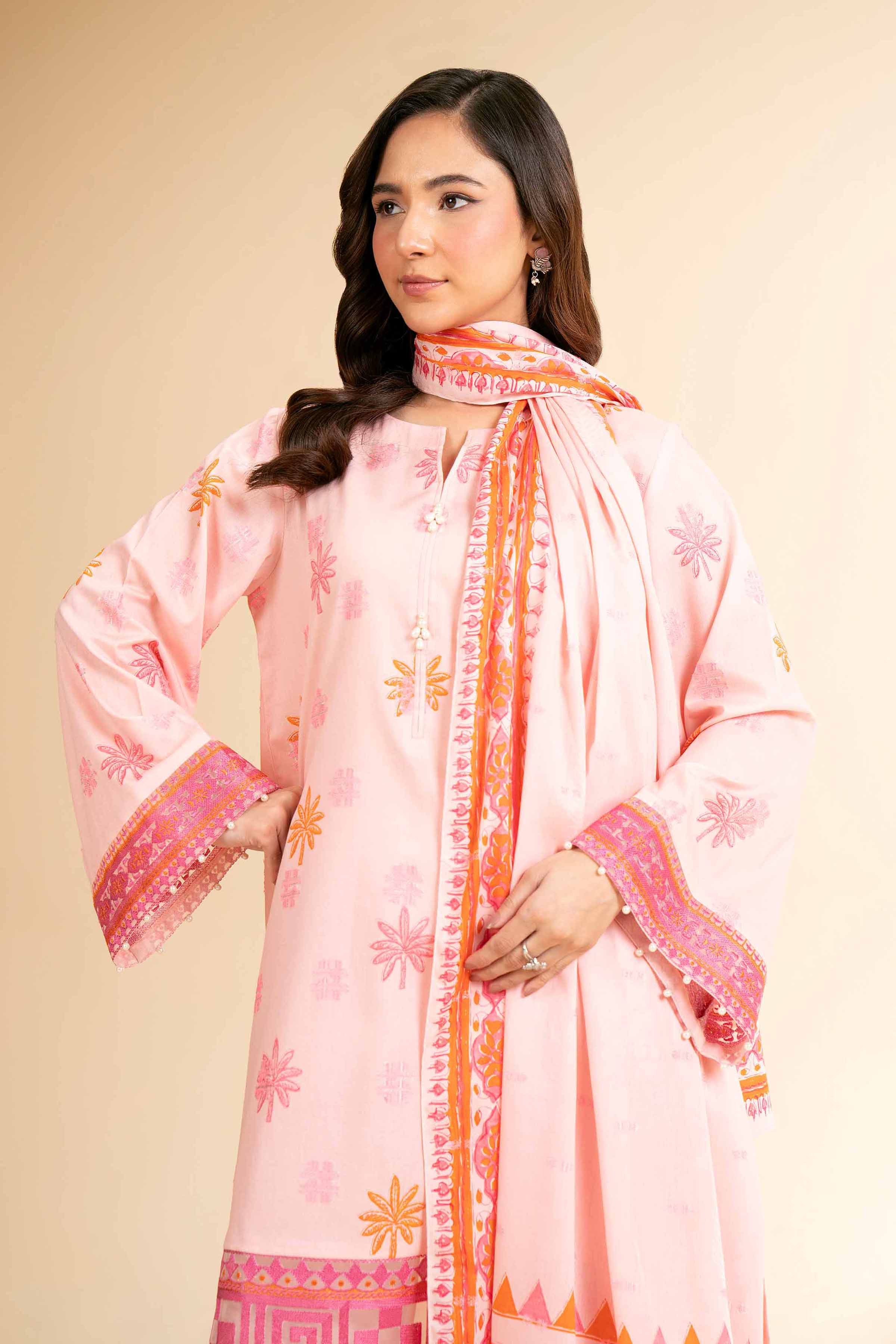 Nishat Linen 3 Piece - Digital Printed Embroidered Suit - 42501631 Embroidered Eid Lawn Collection 2025 - Image 2