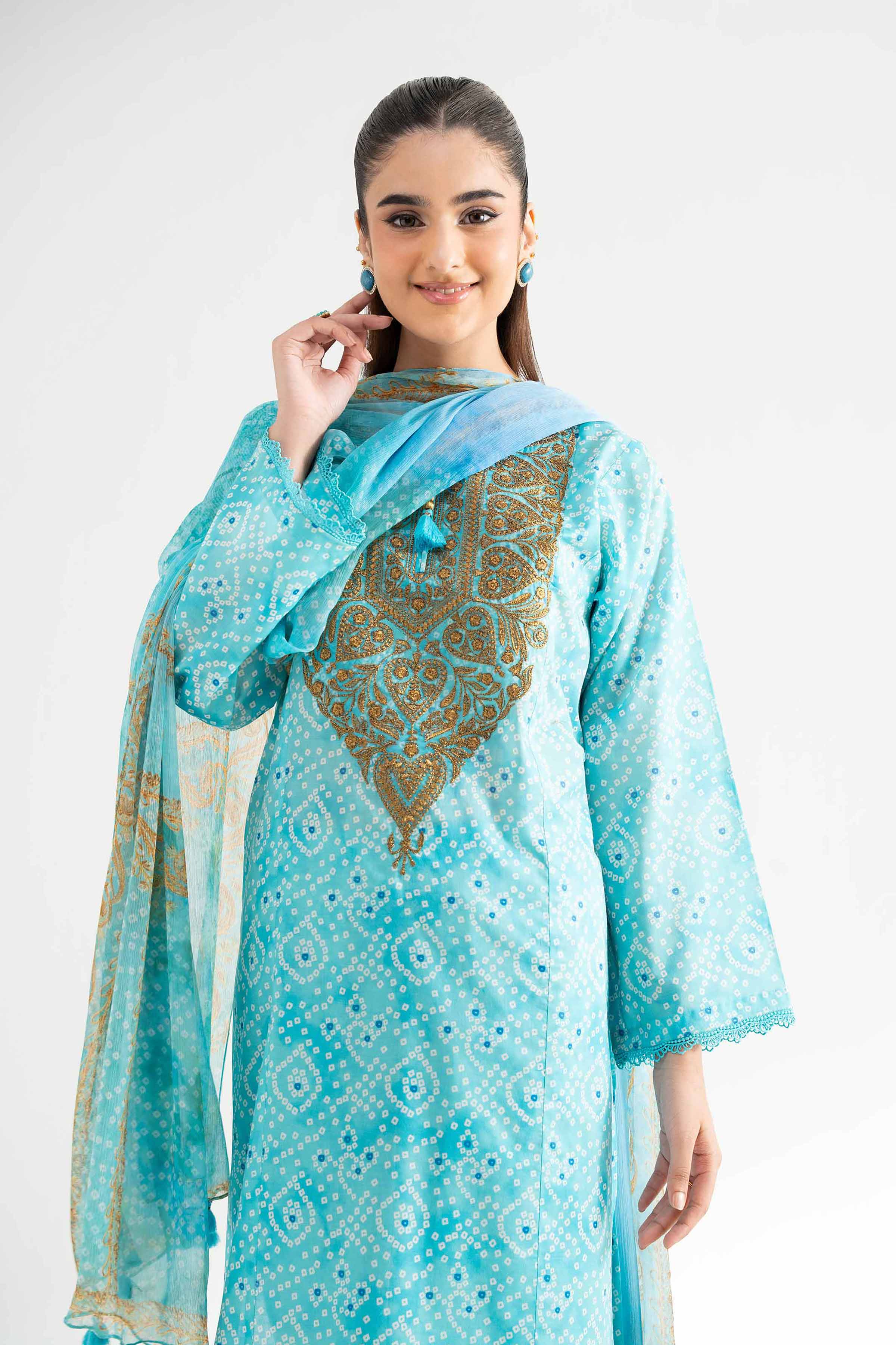 Nishat Linen 3 Piece - Digital Printed Embroidered Suit - 42501705 Embroidered Eid Lawn Collection 2025 - Image 2