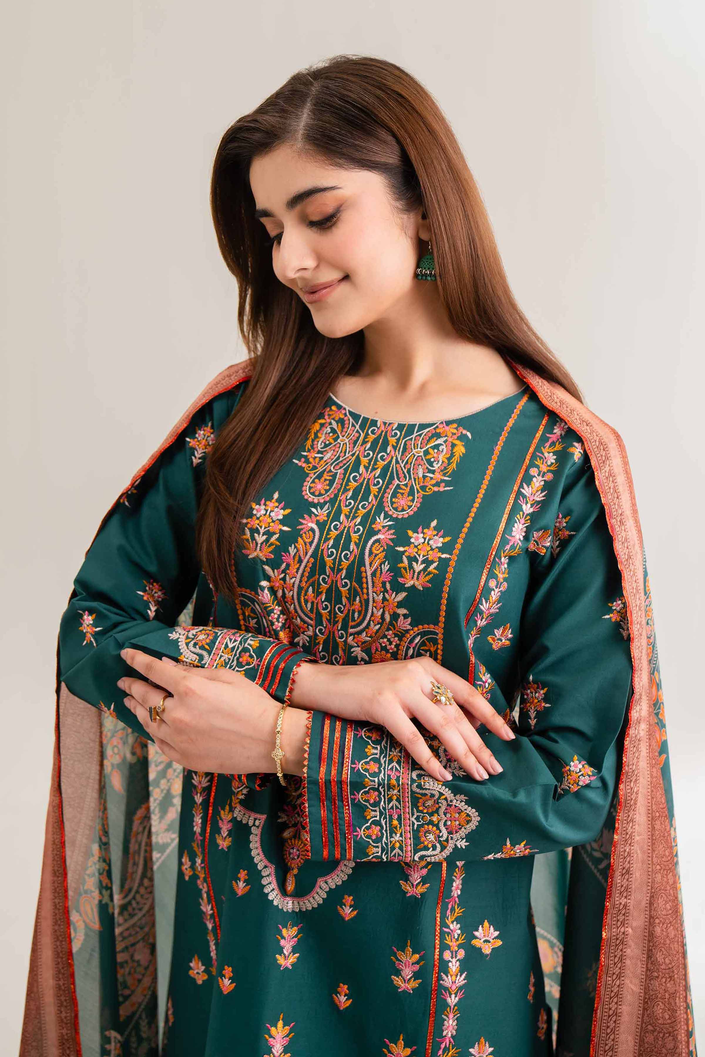 Nishat Linen 3 Piece - Digital Printed Embroidered Suit - 42501709 Embroidered Eid Lawn Collection 2025 - Image 2