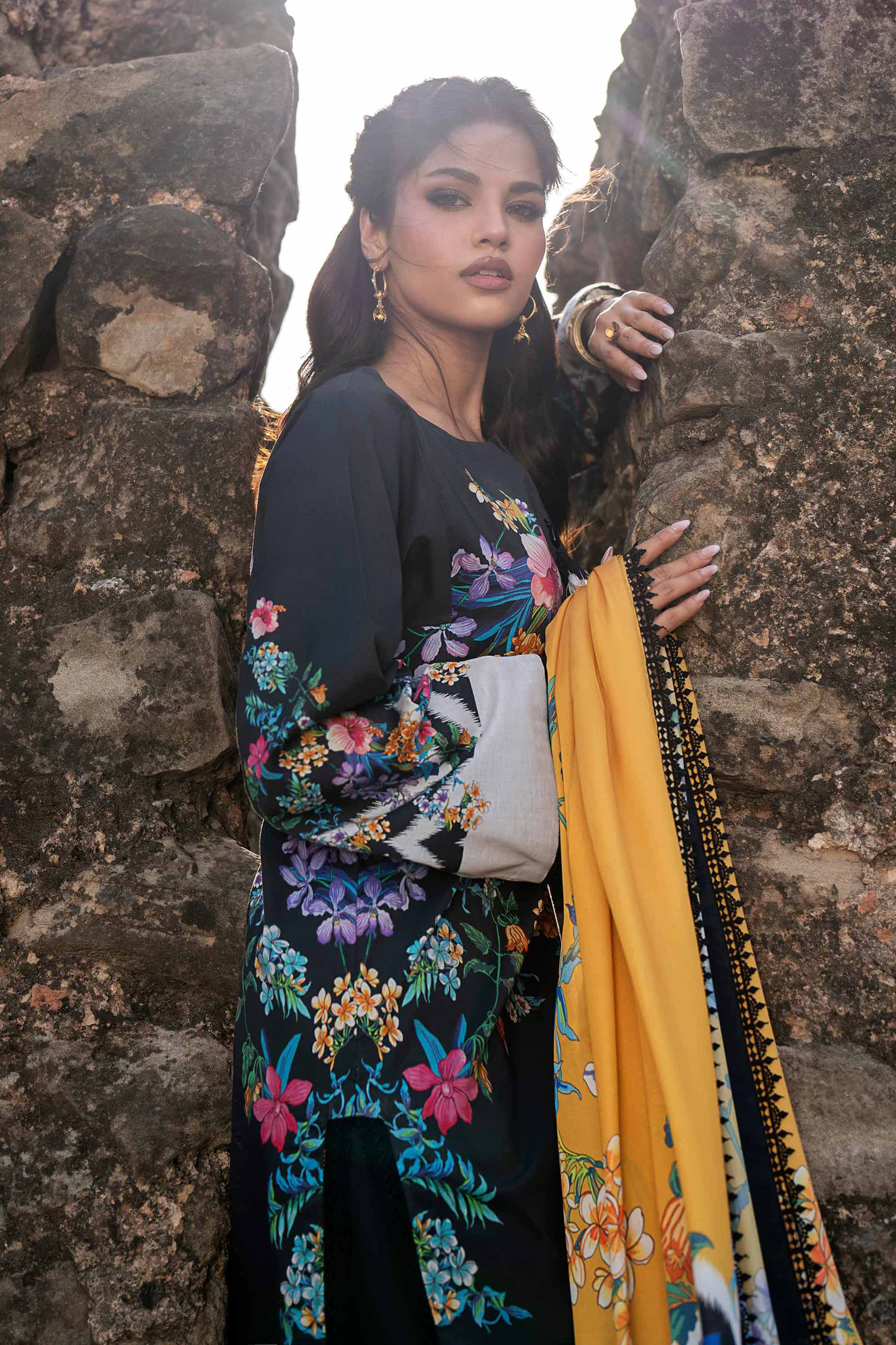 Nishat Linen 3 Piece - Digital Printed Embroidered Suit - 42501839 Embroidered Eid Lawn Collection 2025 - Image 2