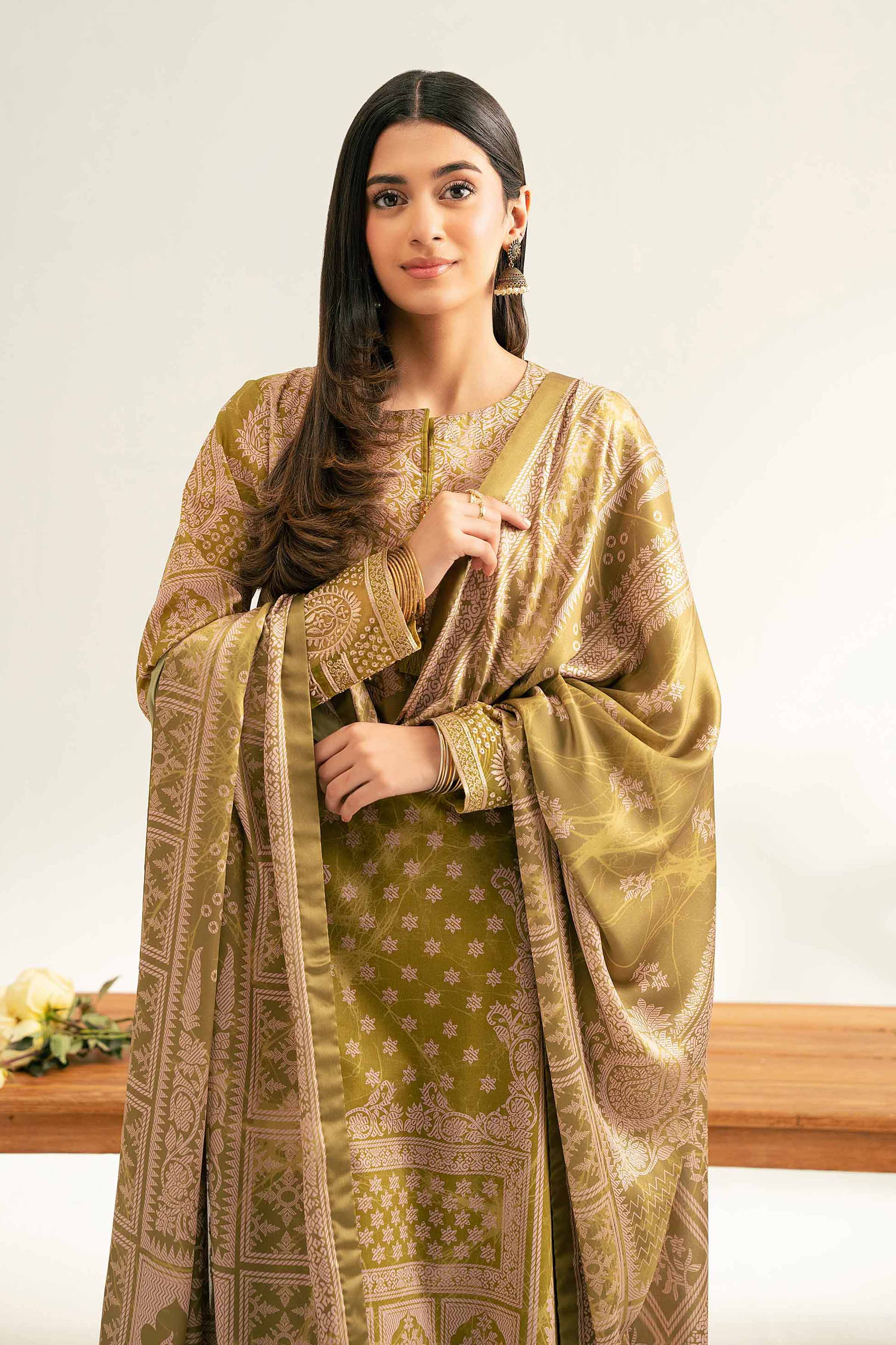 Nishat Linen 3 Piece - Digital Printed Embroidered Suit - 42501843 Embroidered Eid Lawn Collection 2025 - Image 2
