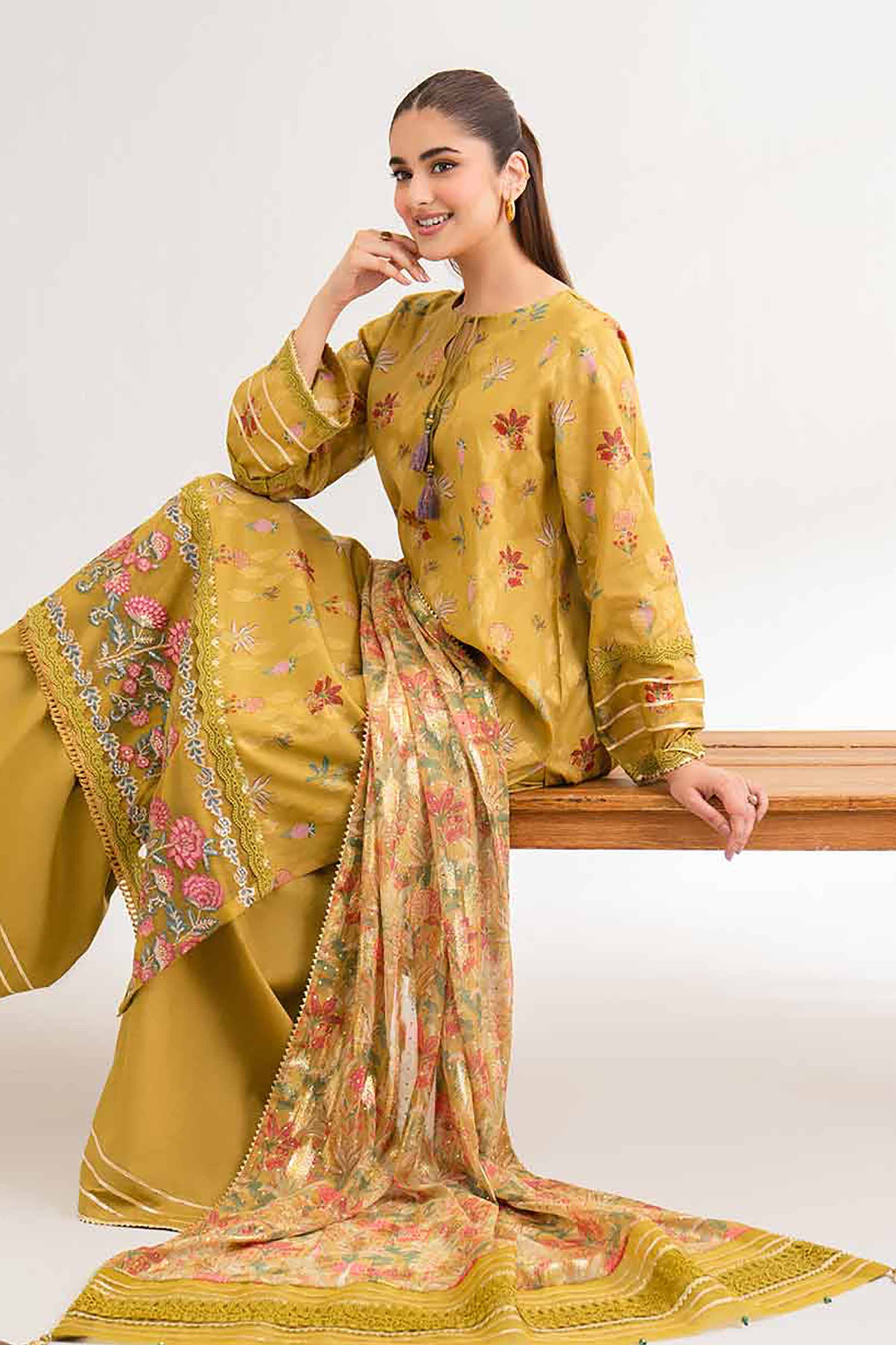 Nishat Linen 3 Piece - Digital Printed Embroidered Suit - 42501868 Embroidered Eid Lawn Collection 2025 - Image 2