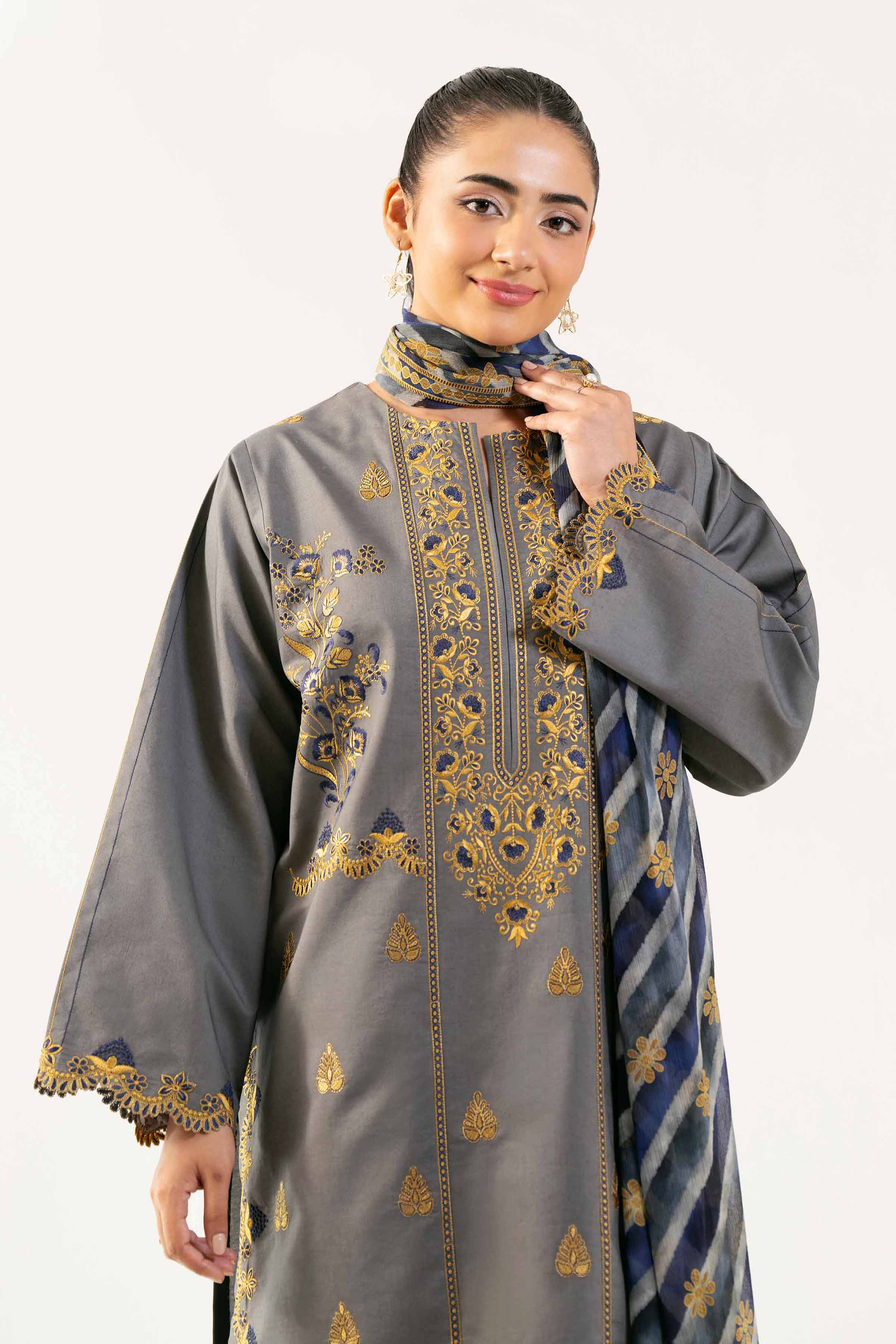 Nishat Linen 3 Piece - Digital Printed Embroidered Suit - 42501991 Embroidered Eid Lawn Collection 2025 - Image 2