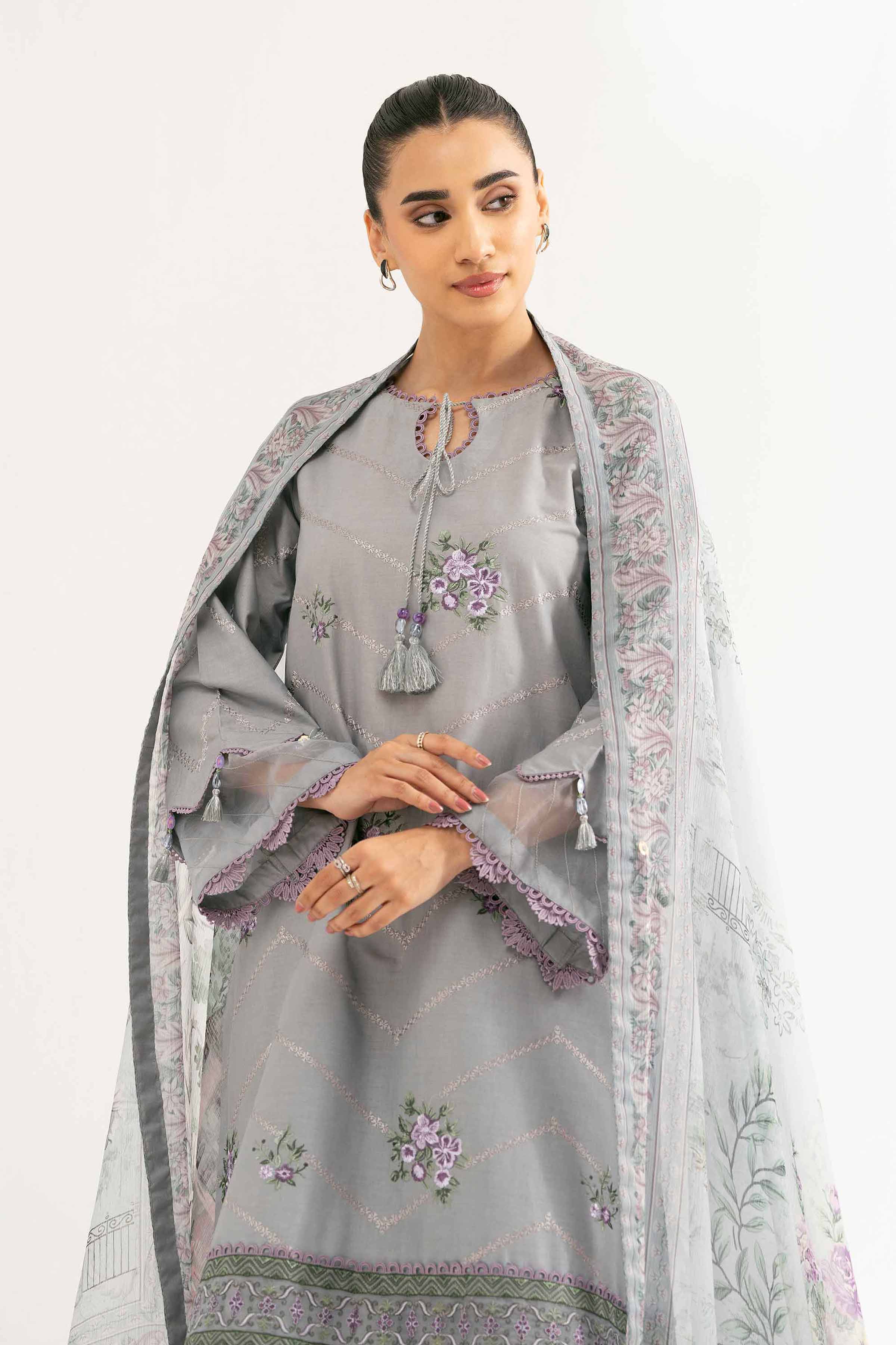 Nishat Linen 3 Piece - Digital Printed Embroidered Suit - 42502111 Embroidered Eid Lawn Collection 2025 - Image 2