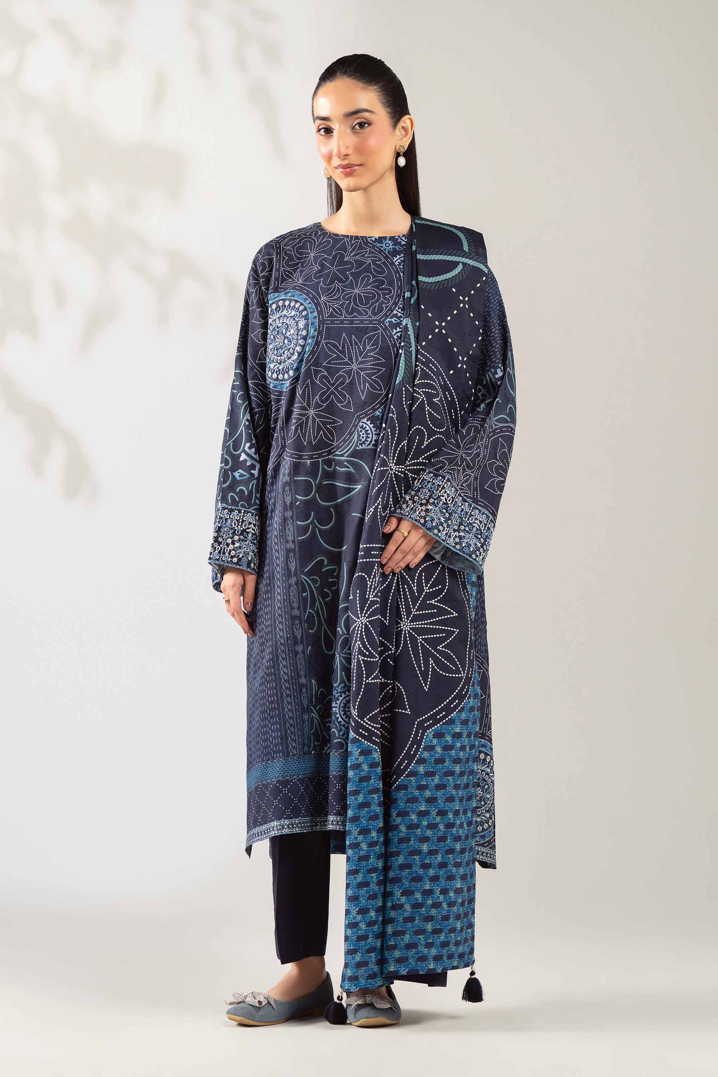 Nishat Linen 3 Piece - Digital Printed Embroidered Suit - 42502889 Cozy Edit 2025
