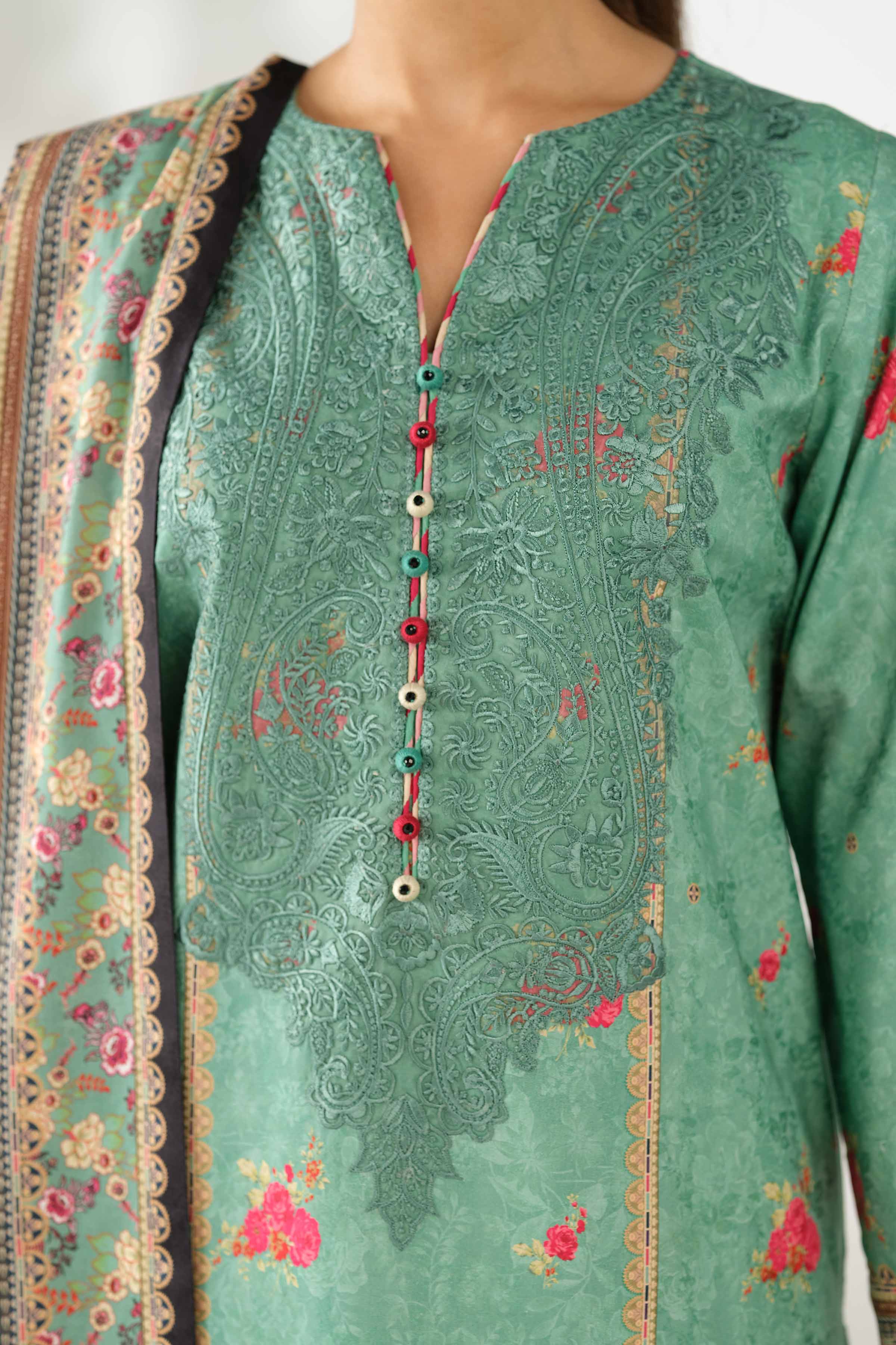 Nishat Linen 3 Piece - Digital Printed Embroidered Suit - 42502892 Cozy Edit 2025 - Image 3