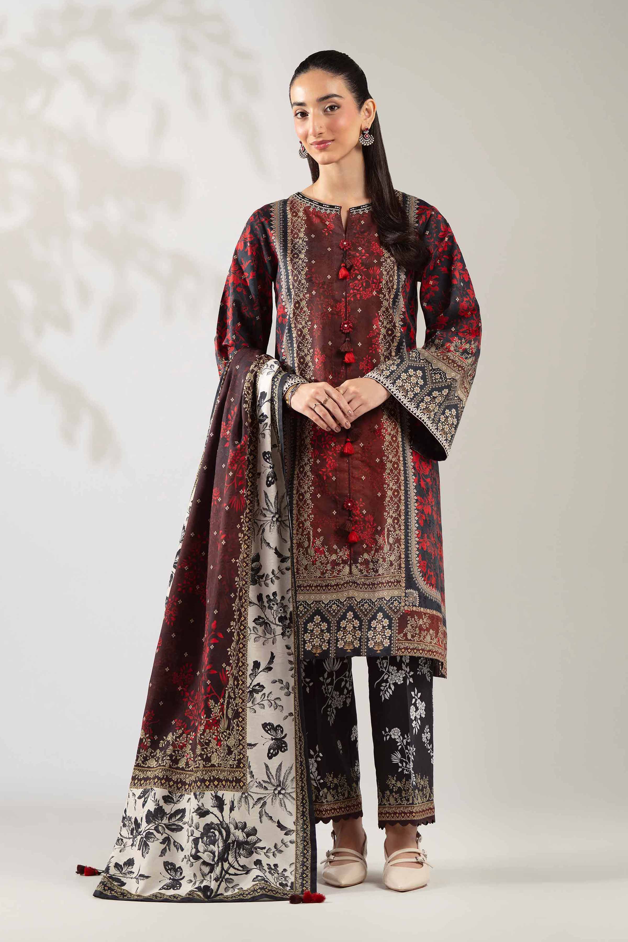 Nishat Linen 3 Piece - Digital Printed Embroidered Suit - 42502893 Cozy Edit 2025