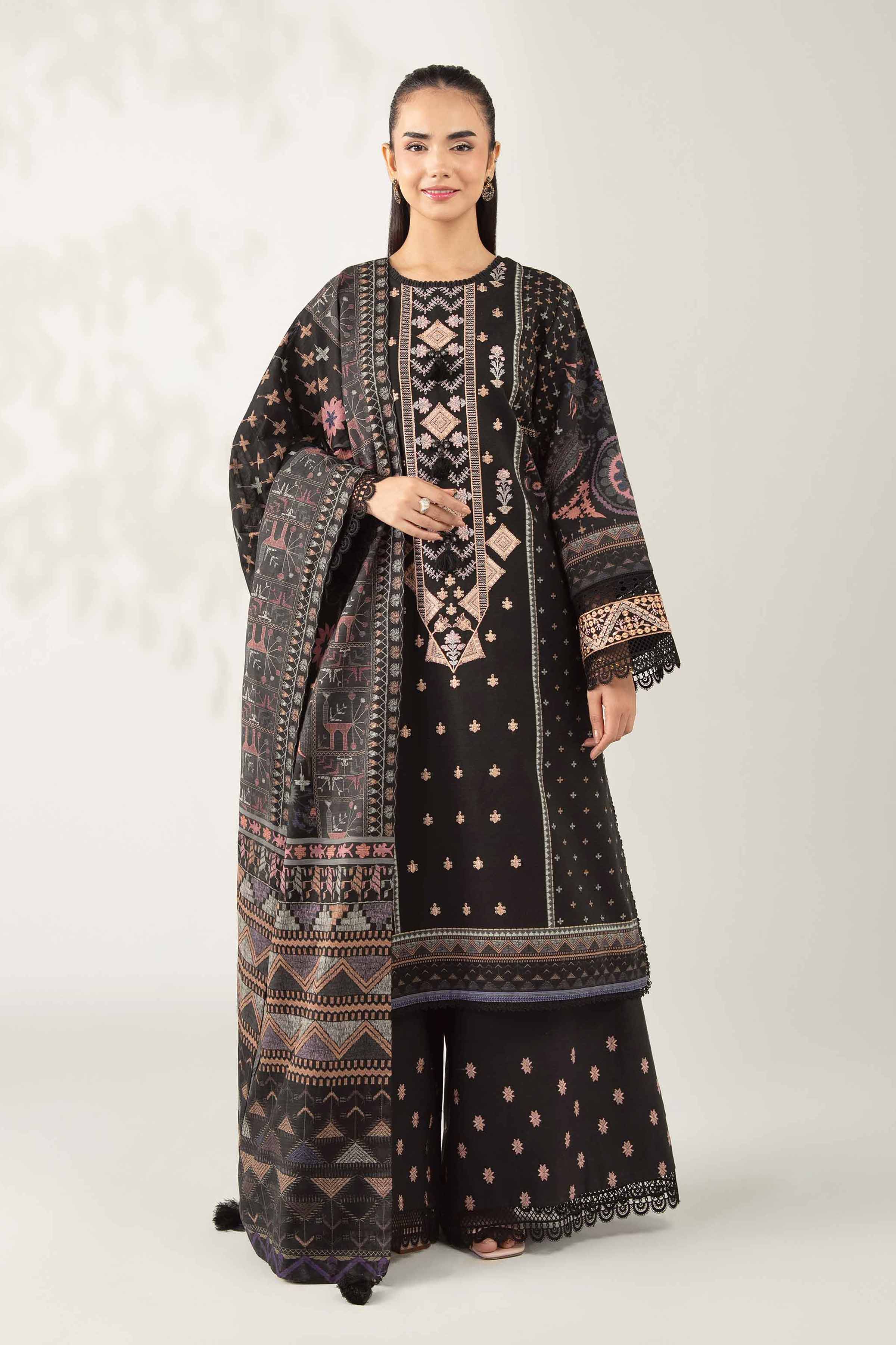 Nishat Linen 3 Piece - Digital Printed Embroidered Suit - 42502921 Cozy Edit 2025