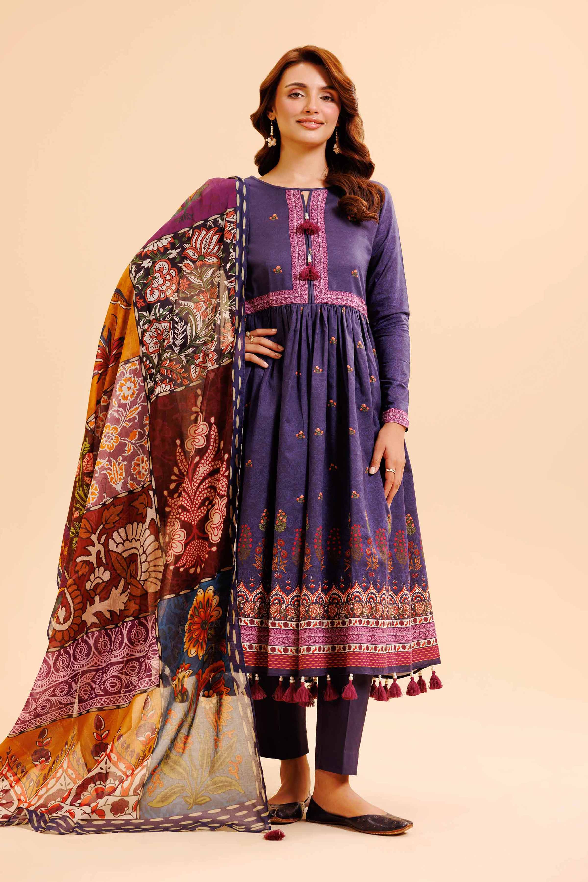 Nishat Linen 3 Piece - Digital Printed Loose Fabric - 42503031 Freedom To Buy 2025