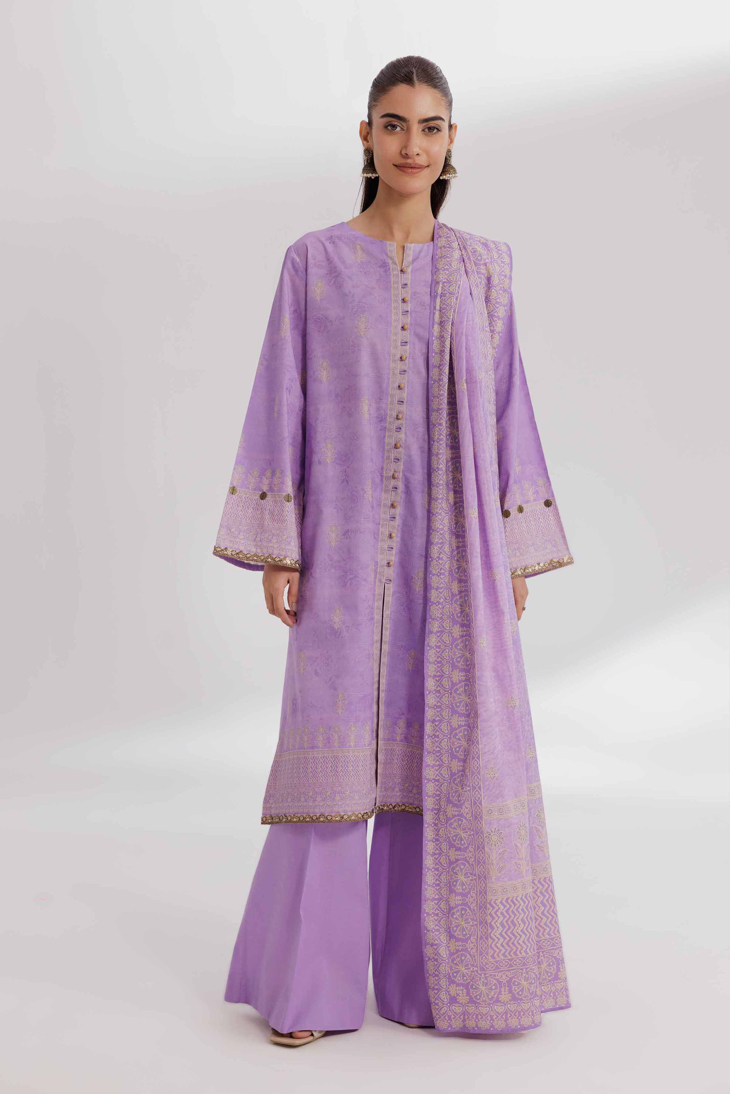 Nishat Linen 3 Piece - Digital Printed Loose Fabric - 42503442 Freedom To Buy Eid Edition 2025