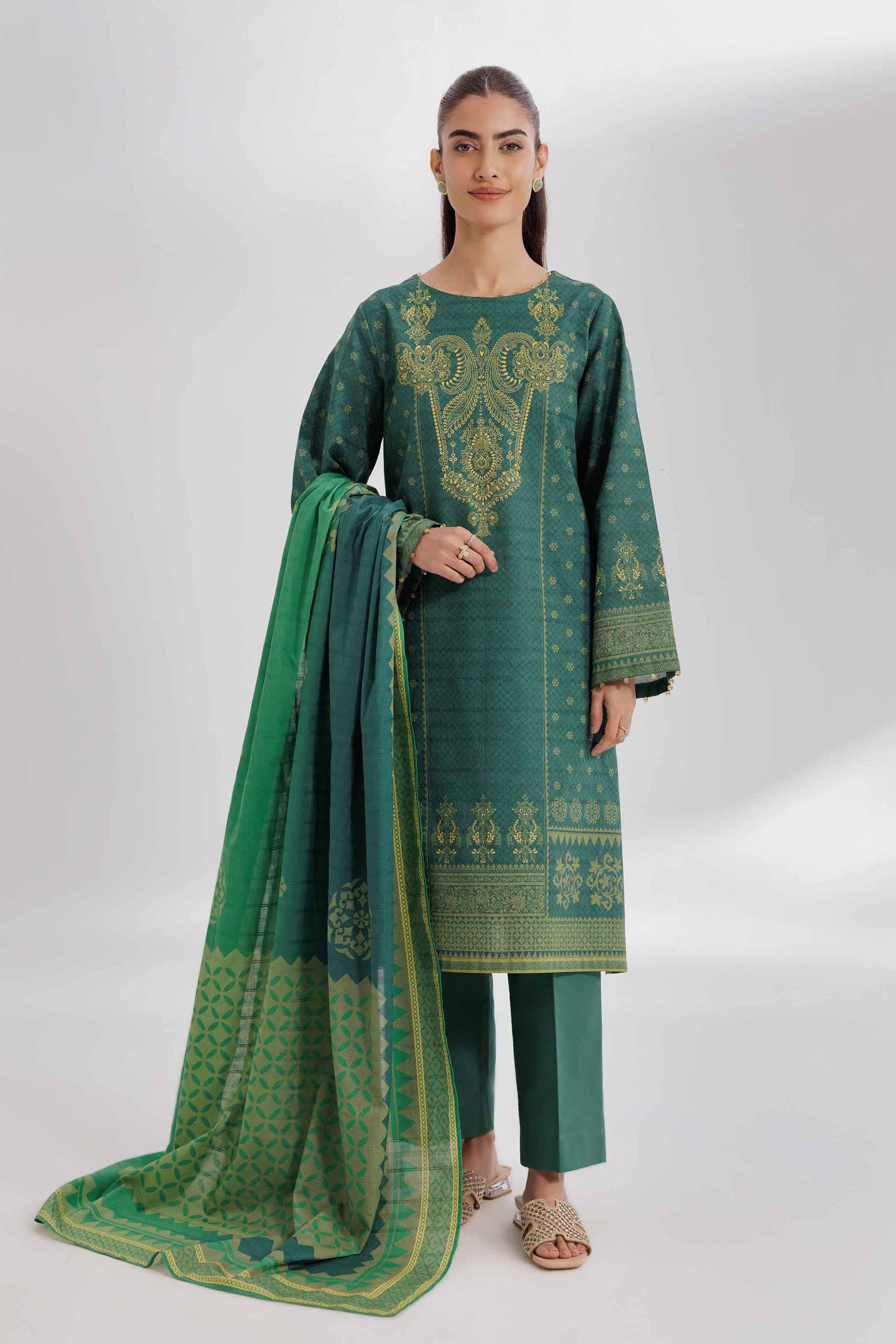 Nishat Linen 3 Piece - Digital Printed Loose Fabric - 42503443 Freedom To Buy Eid Edition 2025