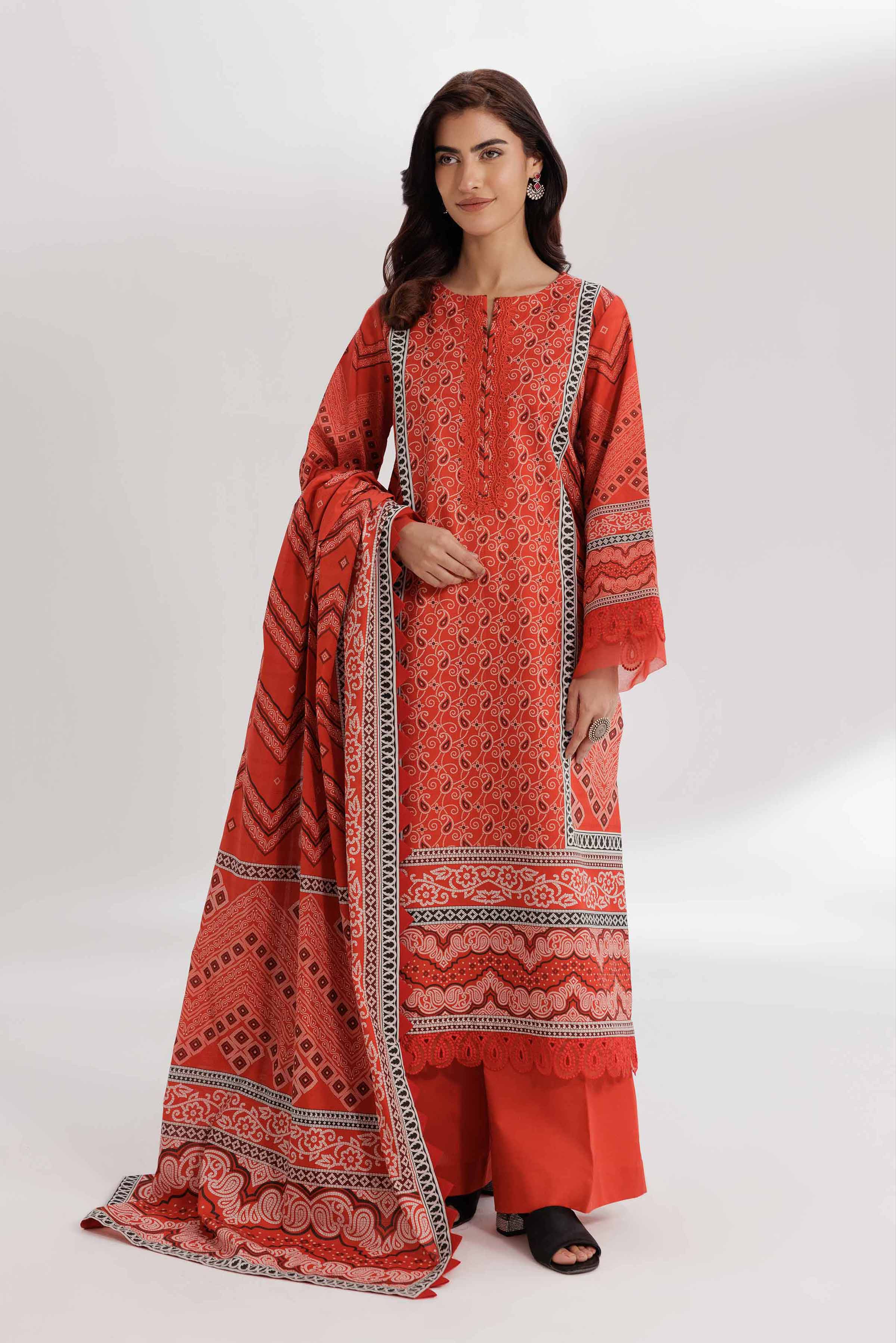 Nishat Linen 3 Piece - Digital Printed Loose Fabric - 42503444 Freedom To Buy Eid Edition 2025