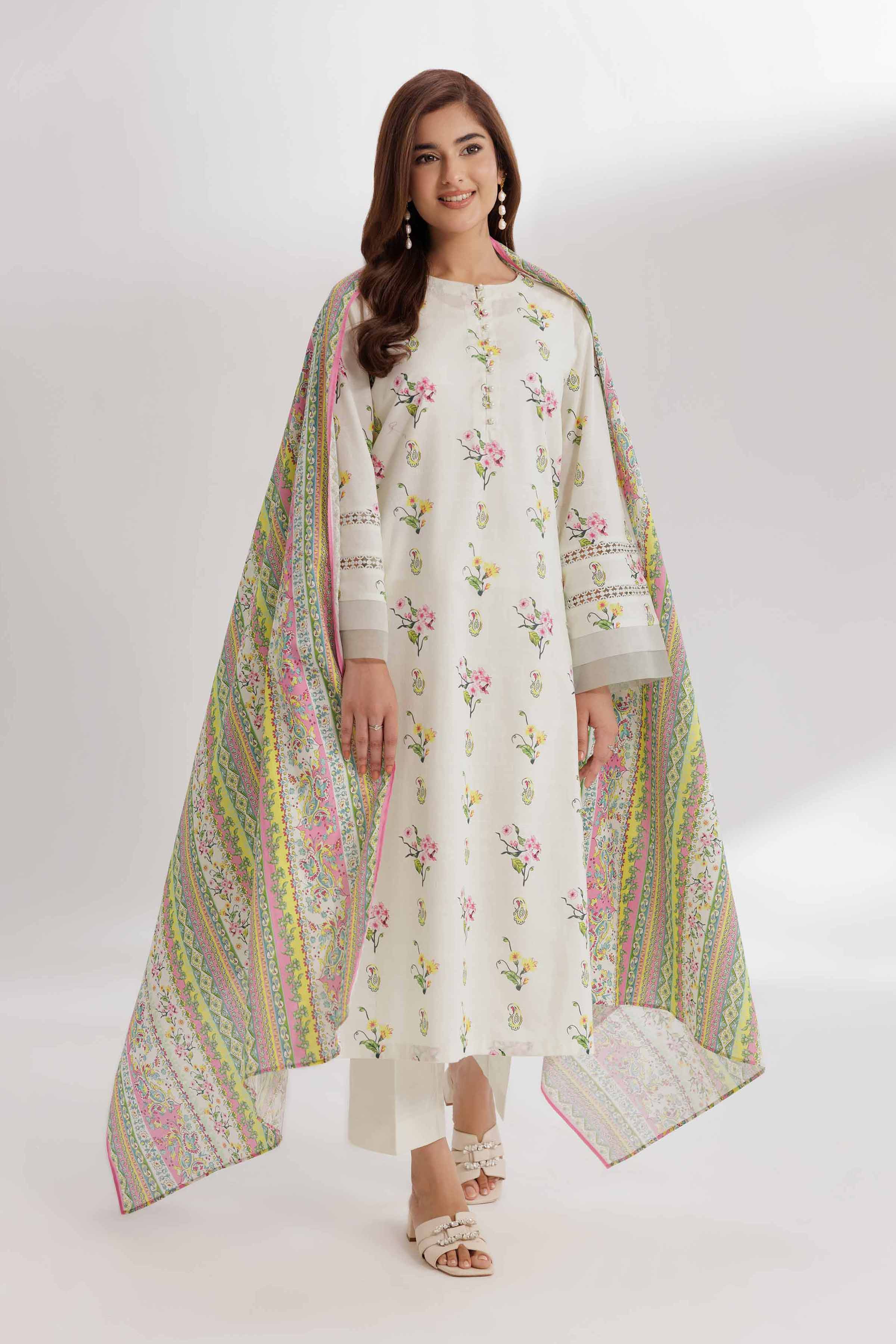 Nishat Linen 3 Piece - Digital Printed Loose Fabric - 42503446 Freedom To Buy Eid Edition 2025