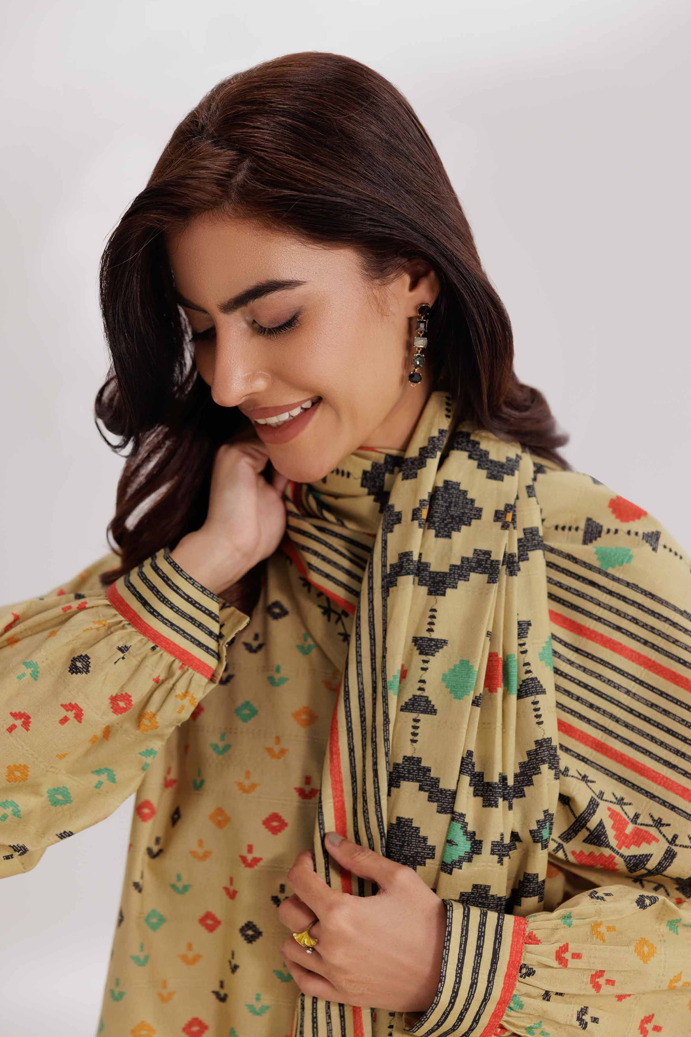 Nishat Linen 3 Piece - Digital Printed Loose Fabric - 42503448 Freedom To Buy Eid Edition 2025 - Image 2