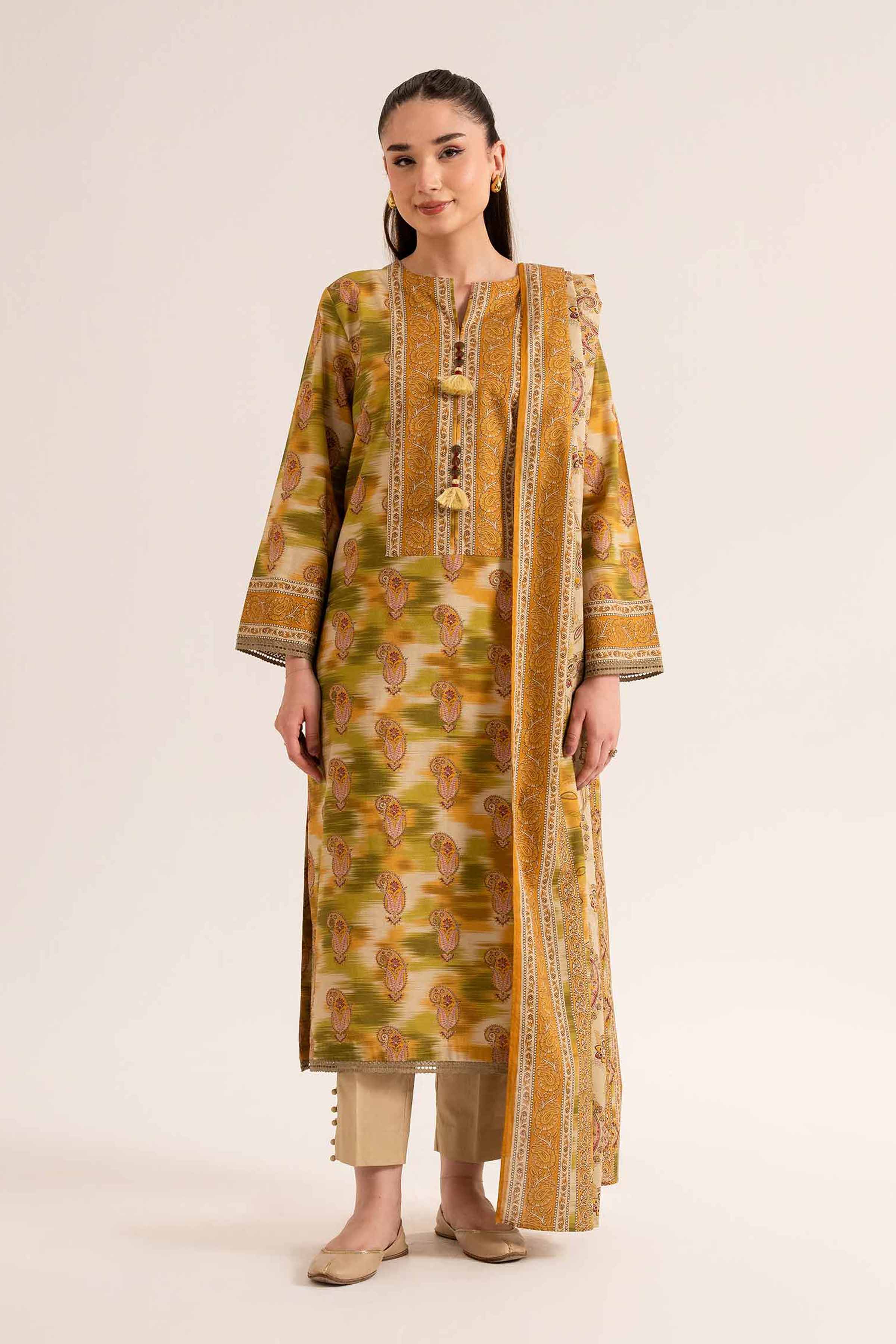 Nishat Linen 3 Piece - Digital Printed Loose Fabric - 42503452 Freedom To Buy Eid Edition 2025