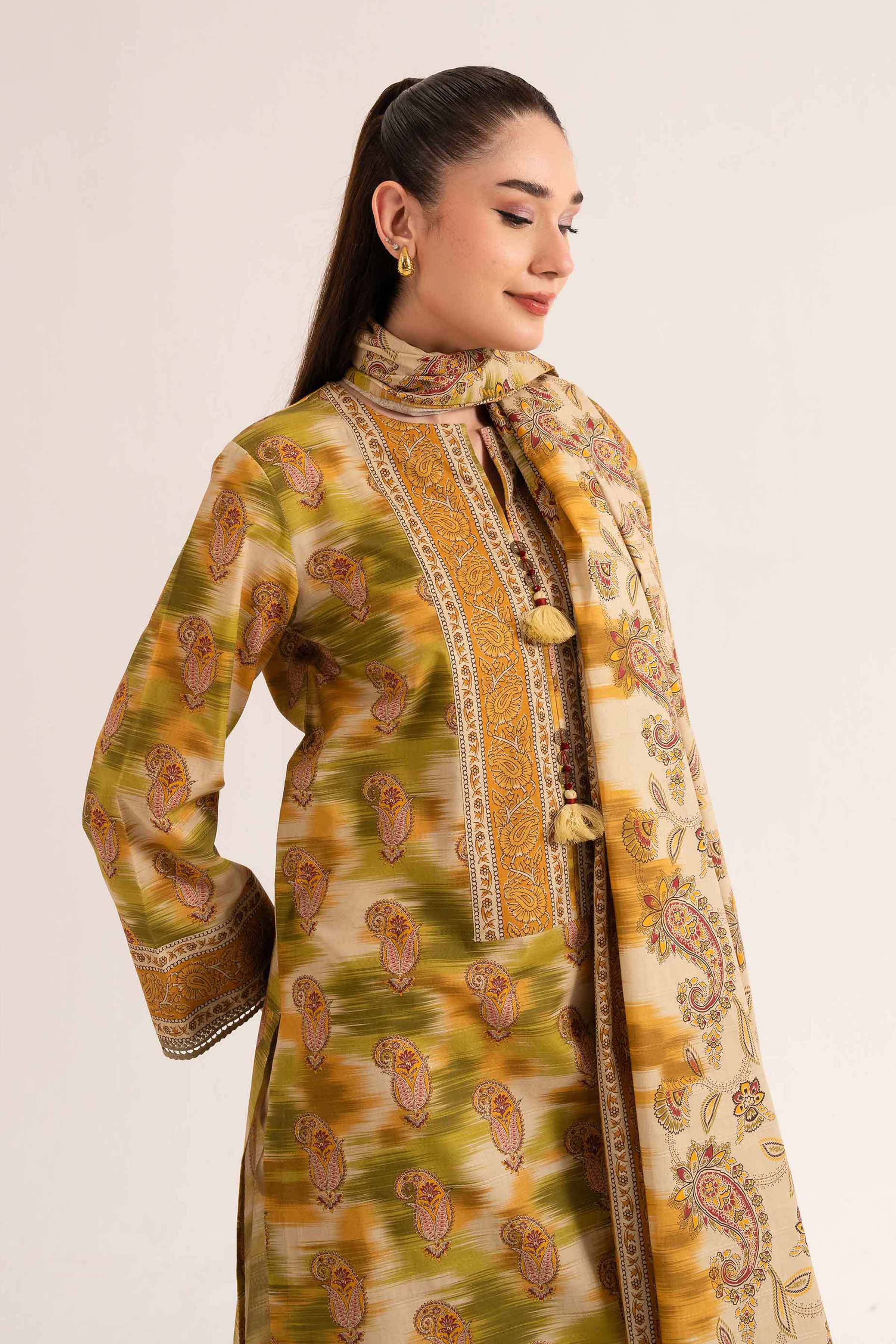 Nishat Linen 3 Piece - Digital Printed Loose Fabric - 42503452 Freedom To Buy Eid Edition 2025 - Image 2