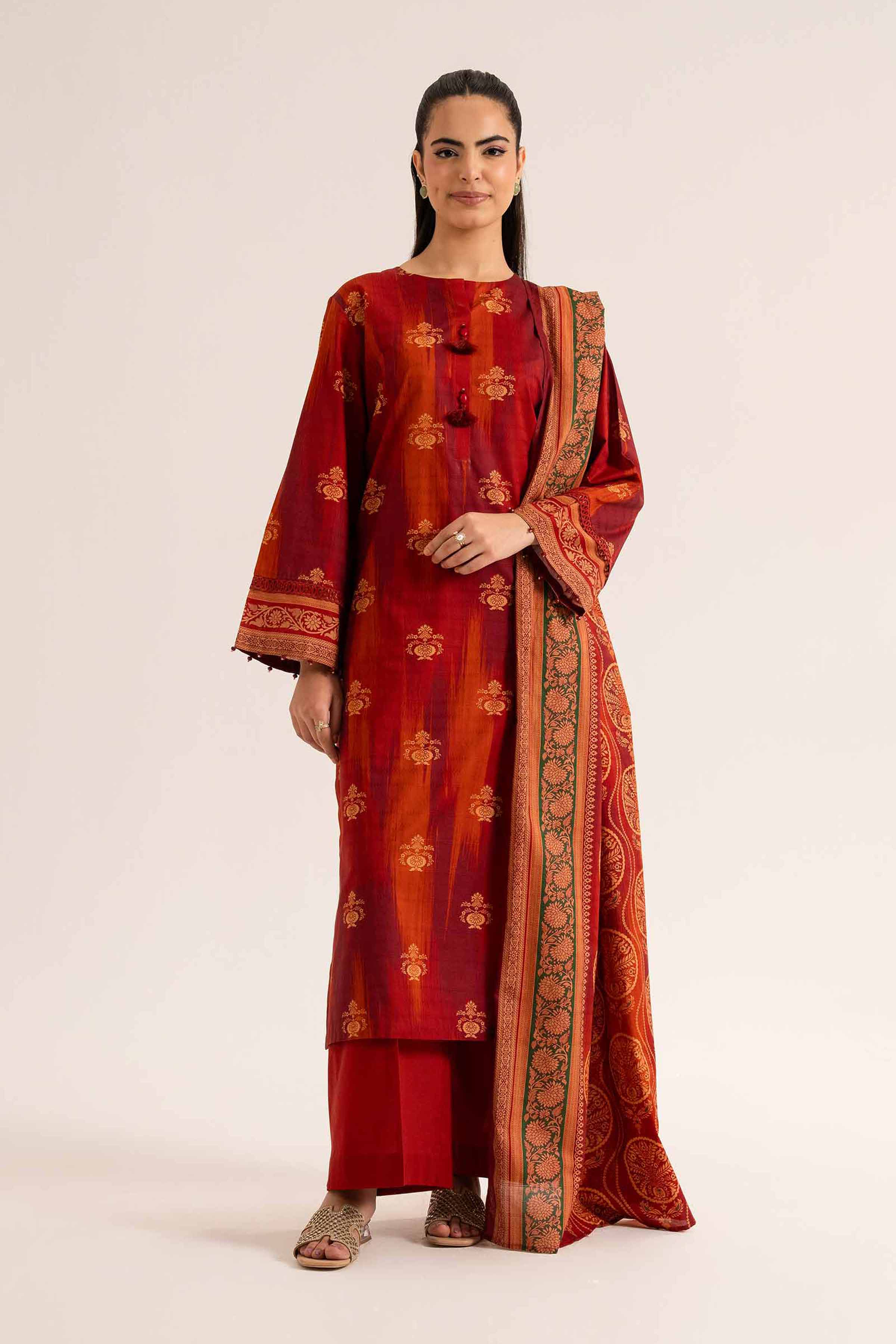 Nishat Linen 3 Piece - Digital Printed Loose Fabric - 42503453 Freedom To Buy Eid Edition 2025