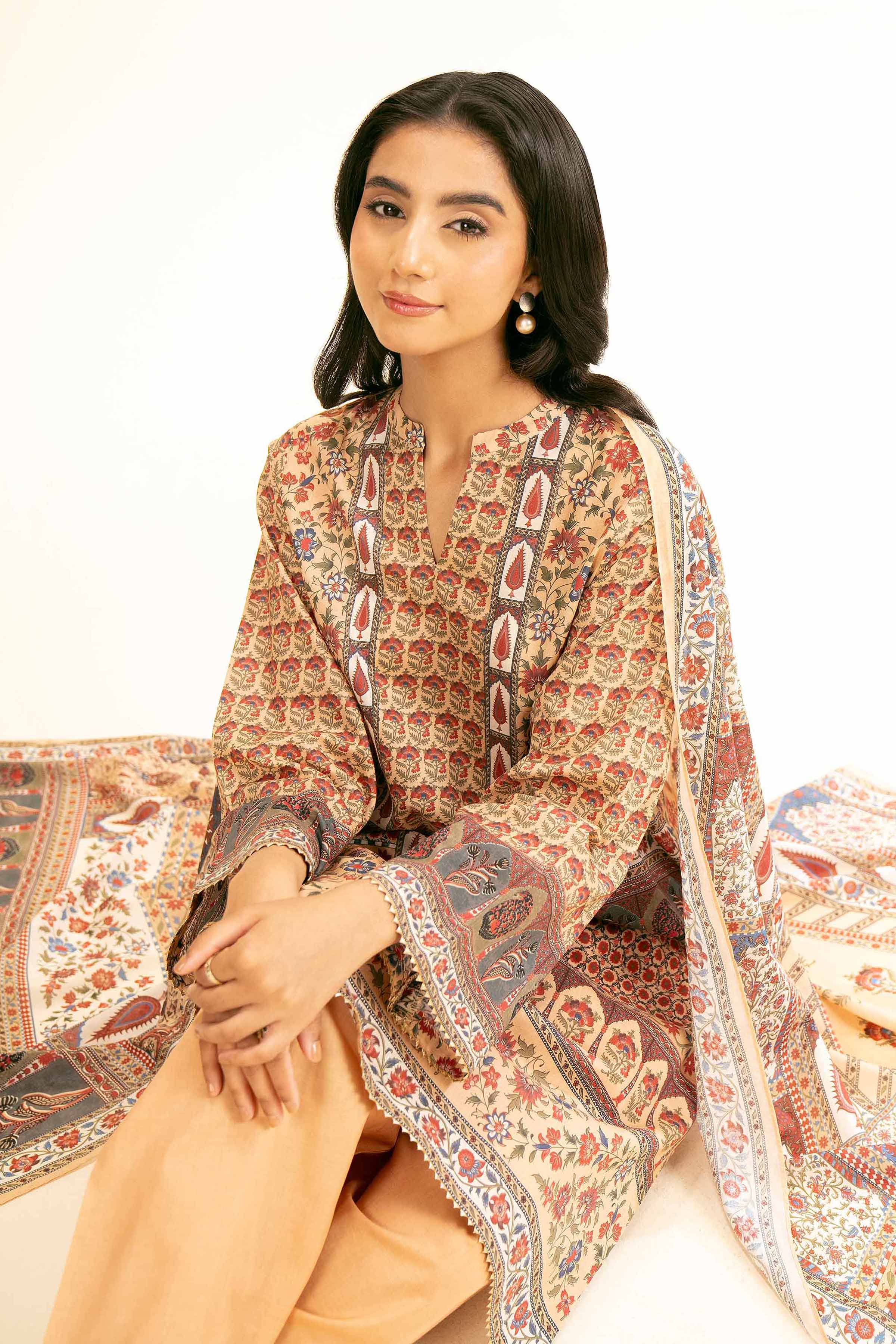 Nishat Linen 3 Piece - Digital Printed Suit - 42501194 Digital Printed Lawn Eid Edition 2025 - Image 2