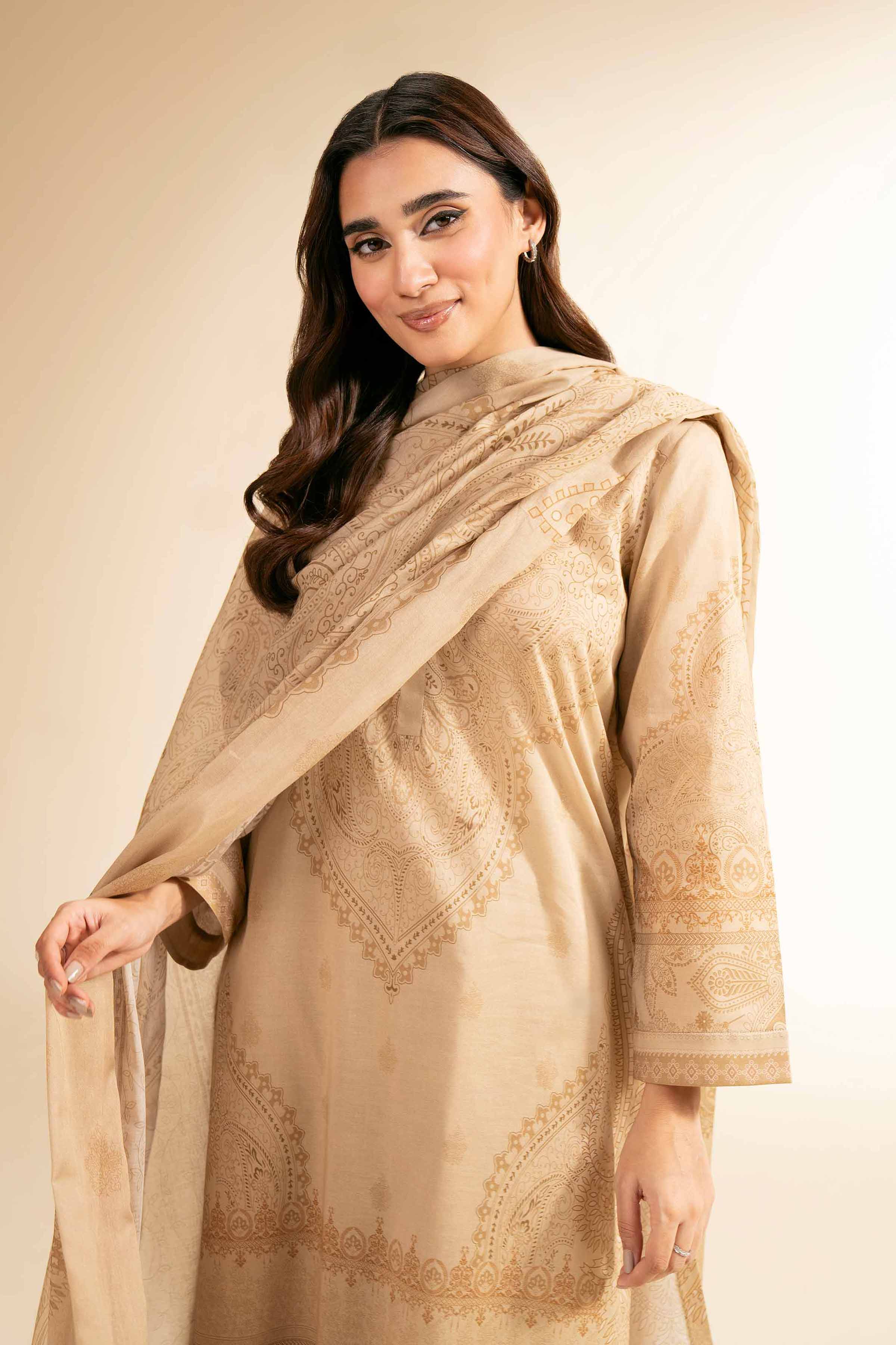 Nishat Linen 3 Piece - Digital Printed Suit - 42501203 Digital Printed Lawn Eid Edition 2025 - Image 2