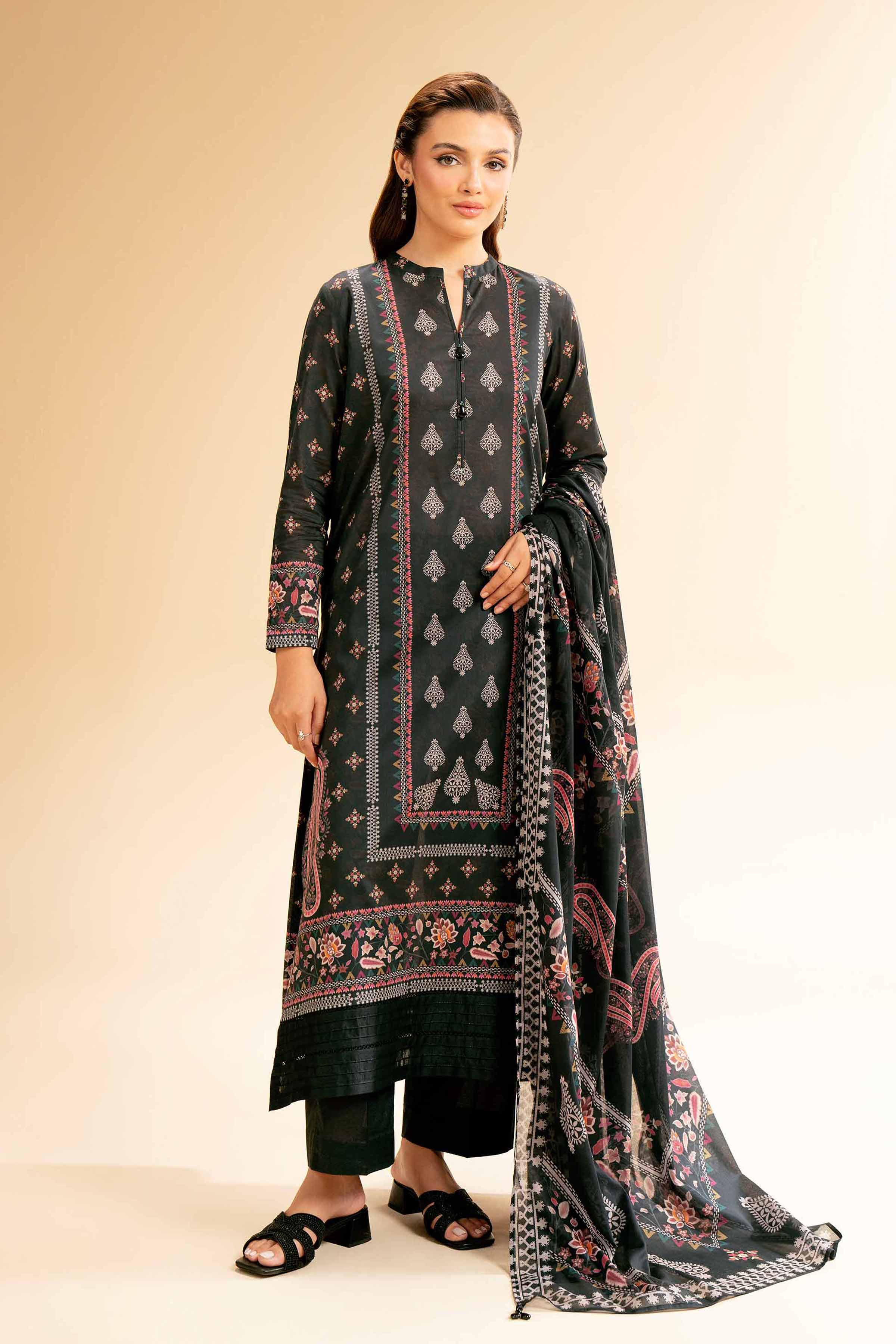 Nishat Linen 3 Piece - Digital Printed Suit - 42501589 Digital Printed Lawn Eid Edition 2025
