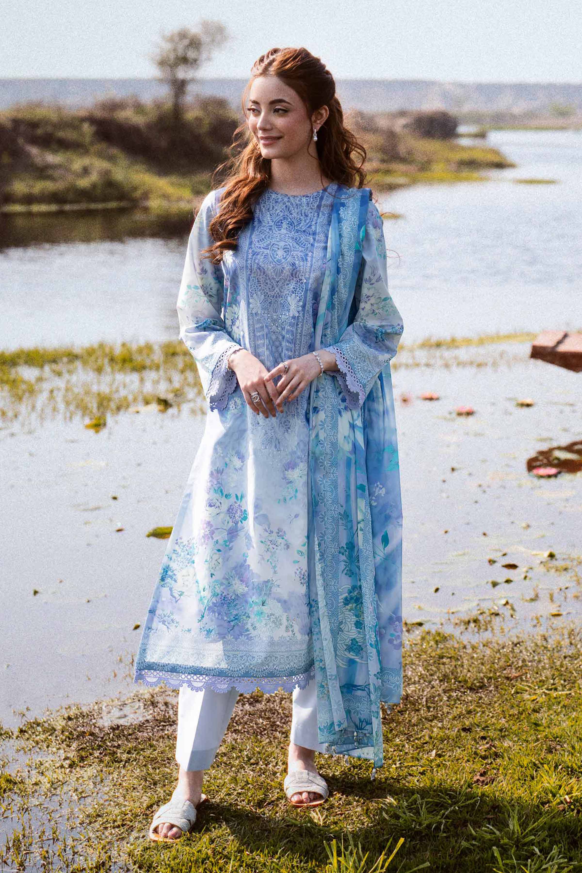 Nishat Linen 3 Piece - Digital Printed Suit - 42501596 Digital Printed Lawn Eid Edition 2025