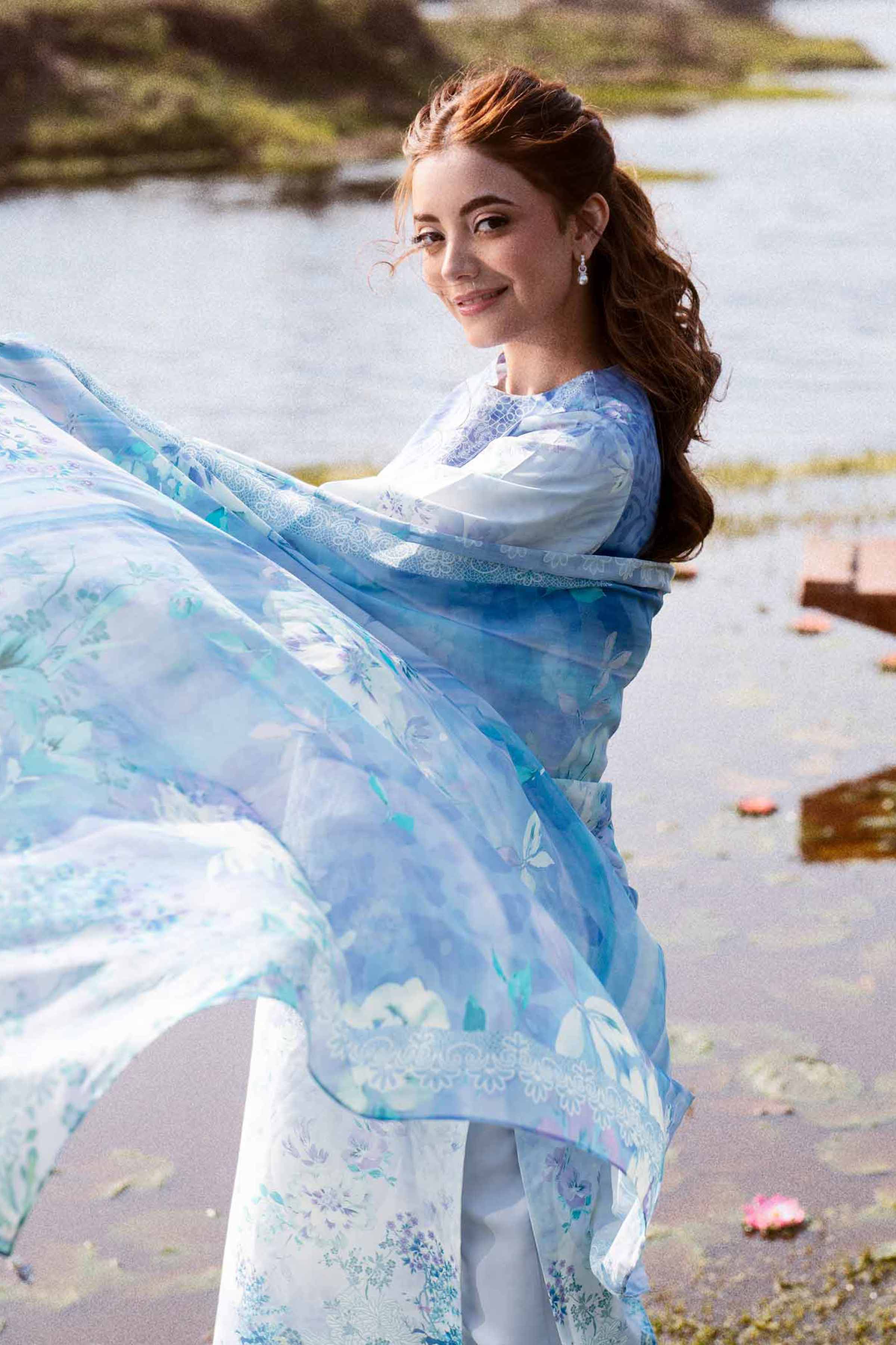 Nishat Linen 3 Piece - Digital Printed Suit - 42501596 Digital Printed Lawn Eid Edition 2025 - Image 2