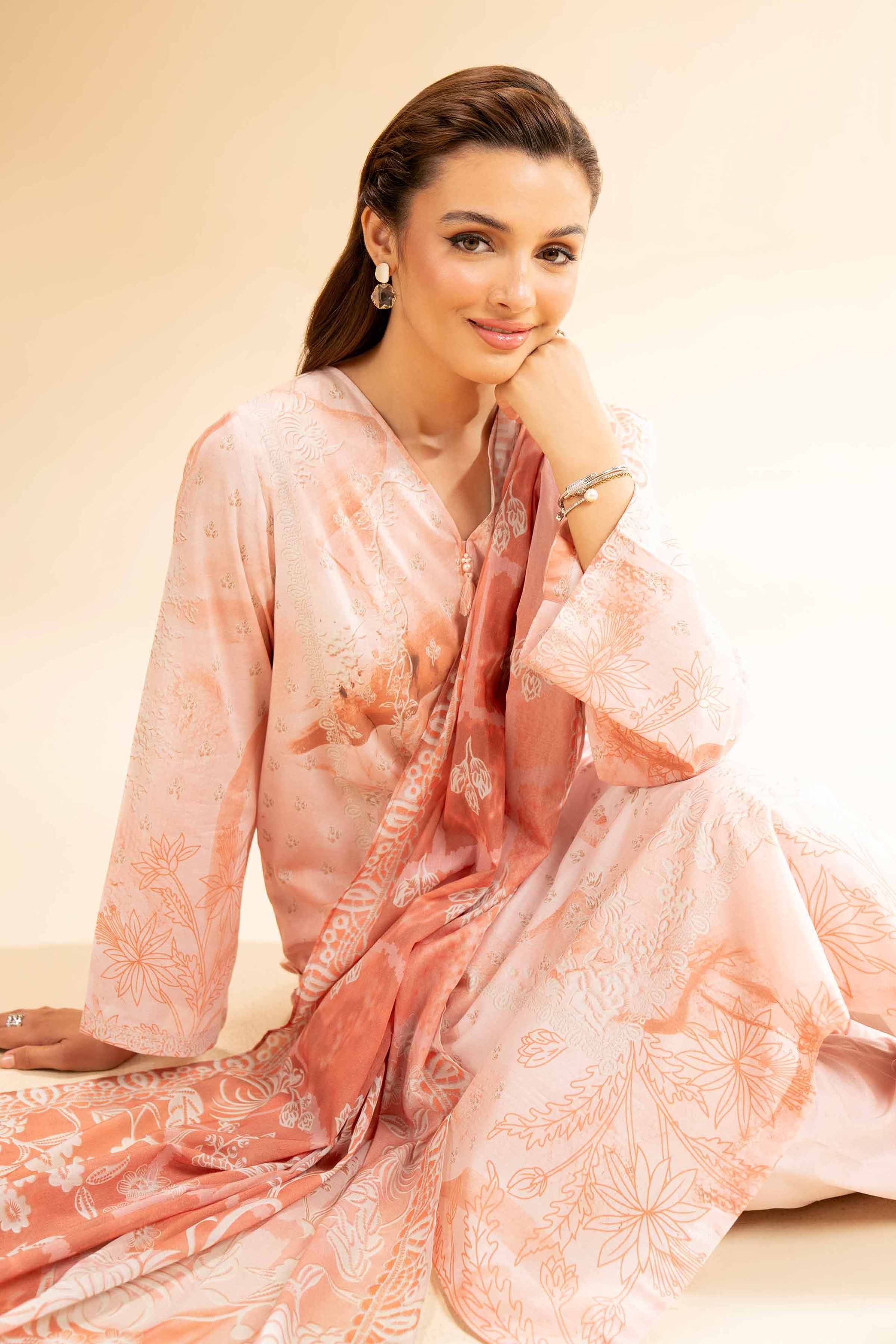 Nishat Linen 3 Piece - Digital Printed Suit - 42501599 Digital Printed Lawn Eid Edition 2025 - Image 2