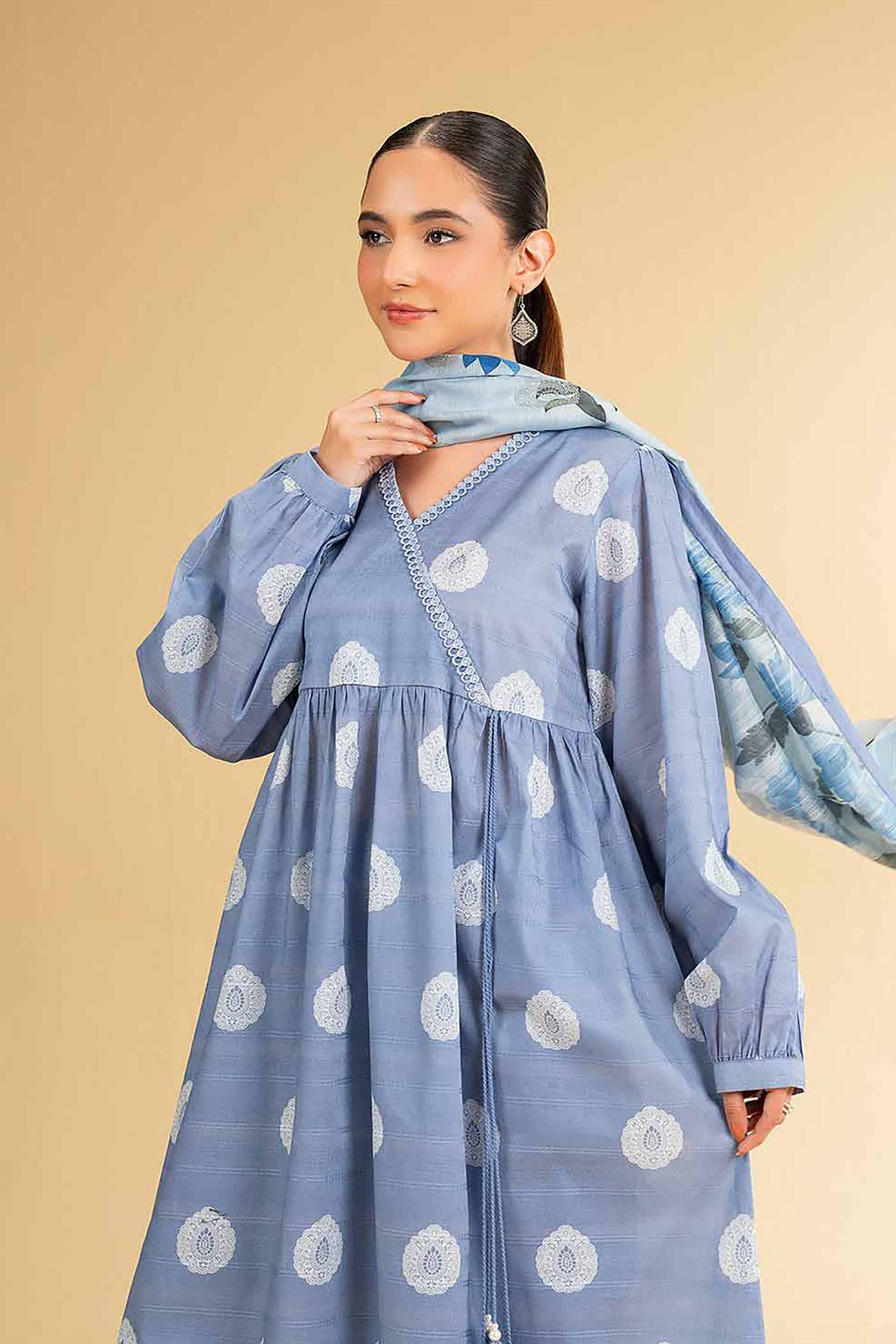 Nishat Linen 3 Piece - Digital Printed Suit - 42501669 Digital Printed Lawn Eid Edition 2025 - Image 2
