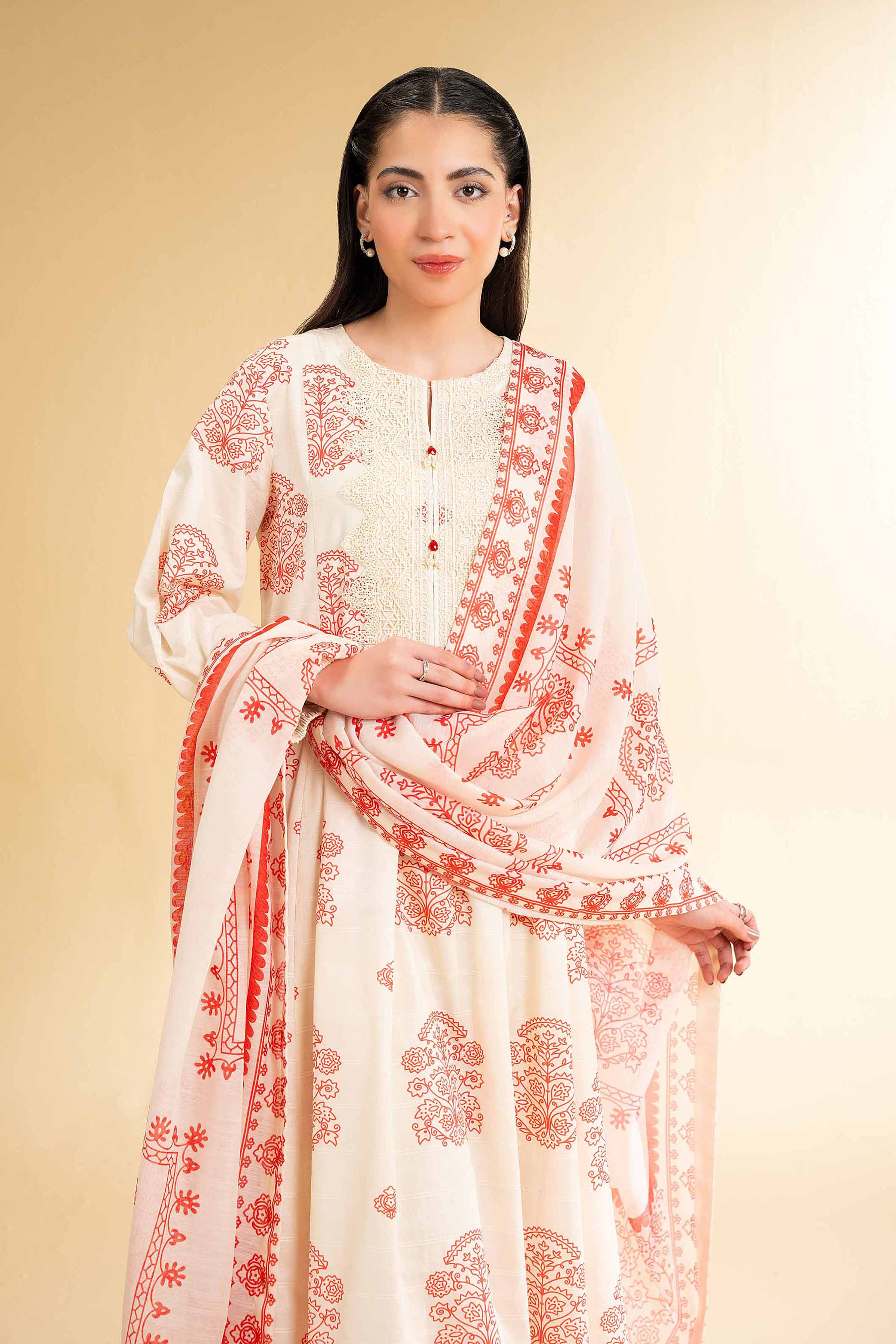 Nishat Linen 3 Piece - Digital Printed Suit - 42501677 Digital Printed Lawn Eid Edition 2025 - Image 2