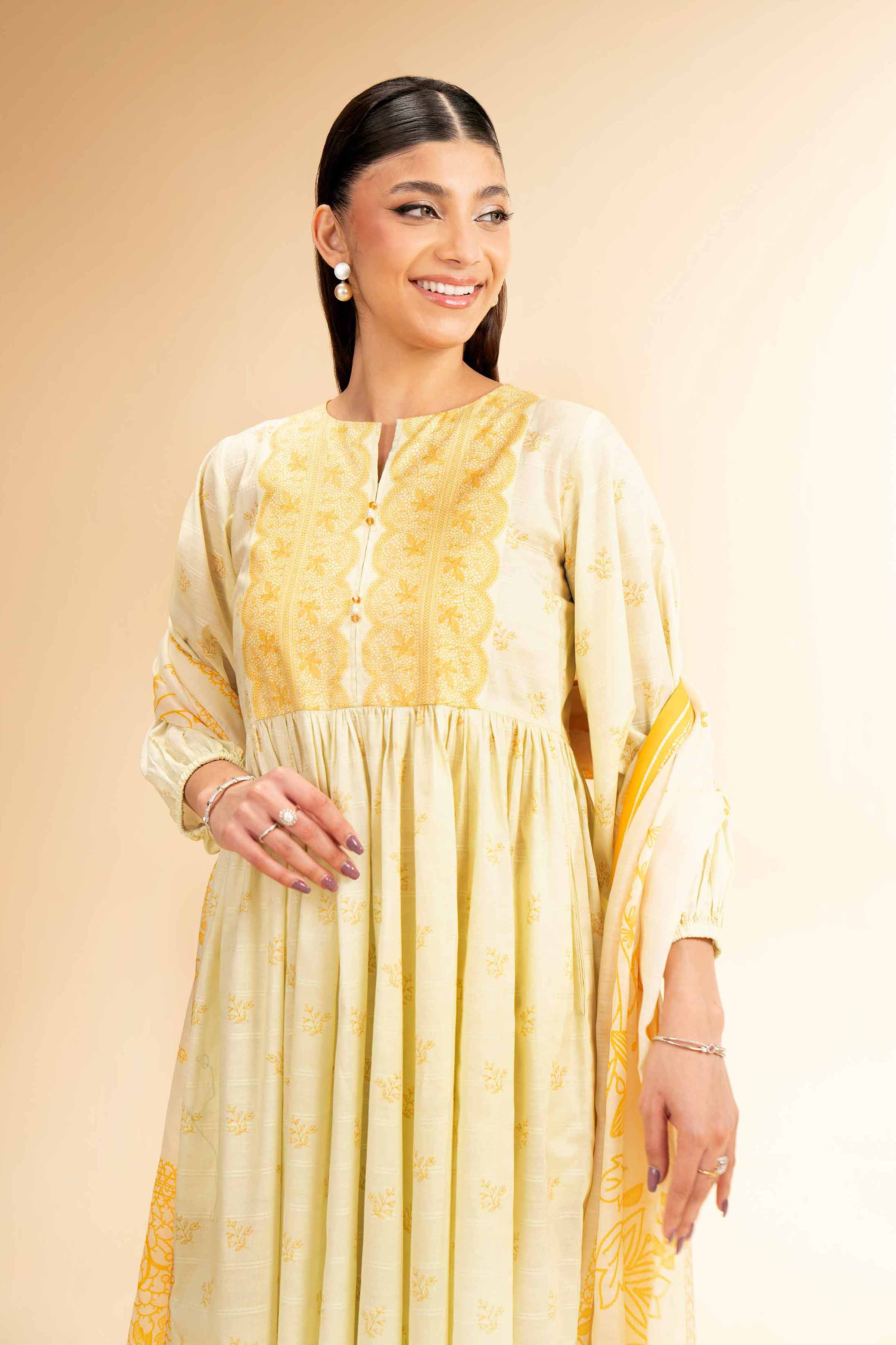 Nishat Linen 3 Piece - Digital Printed Suit - 42501680 Digital Printed Lawn Eid Edition 2025 - Image 2