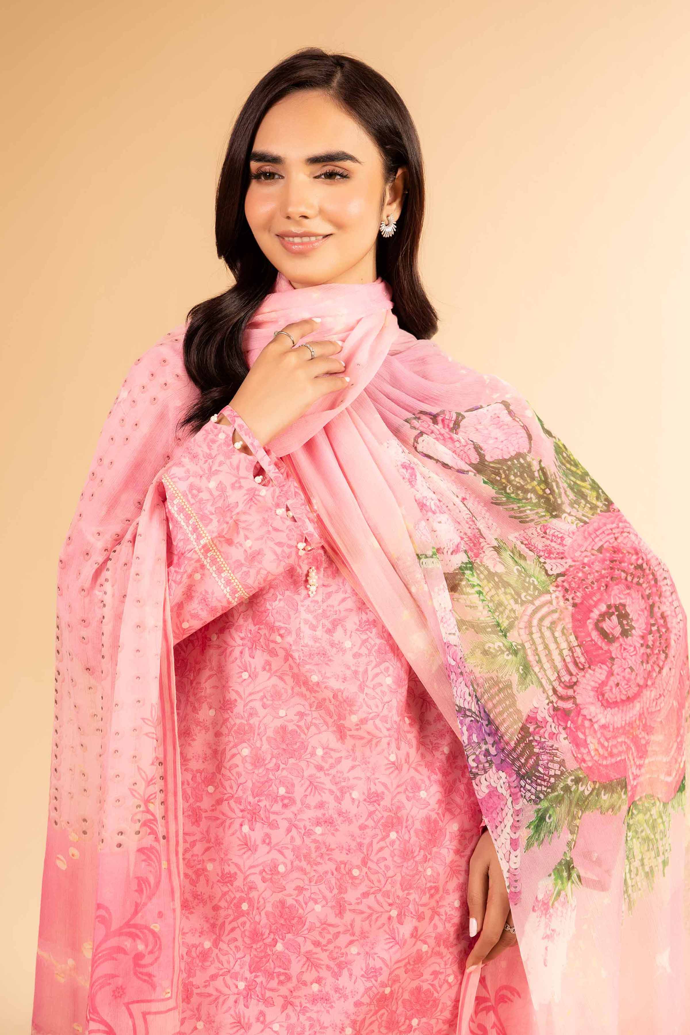 Nishat Linen 3 Piece - Digital Printed Suit - 42501976 Digital Printed Lawn Eid Edition 2025 - Image 2