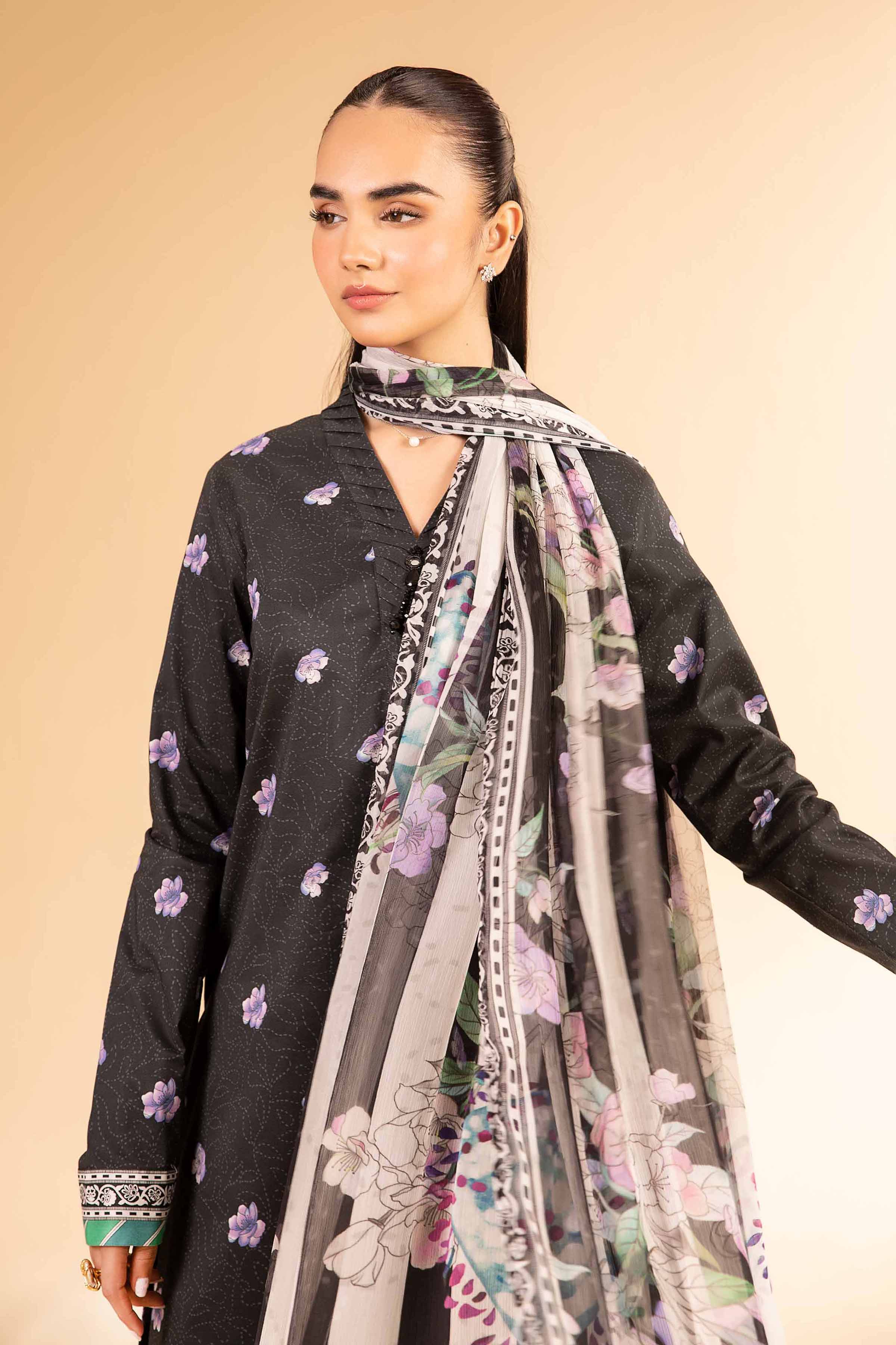 Nishat Linen 3 Piece - Digital Printed Suit - 42501980 Digital Printed Lawn Eid Edition 2025 - Image 2