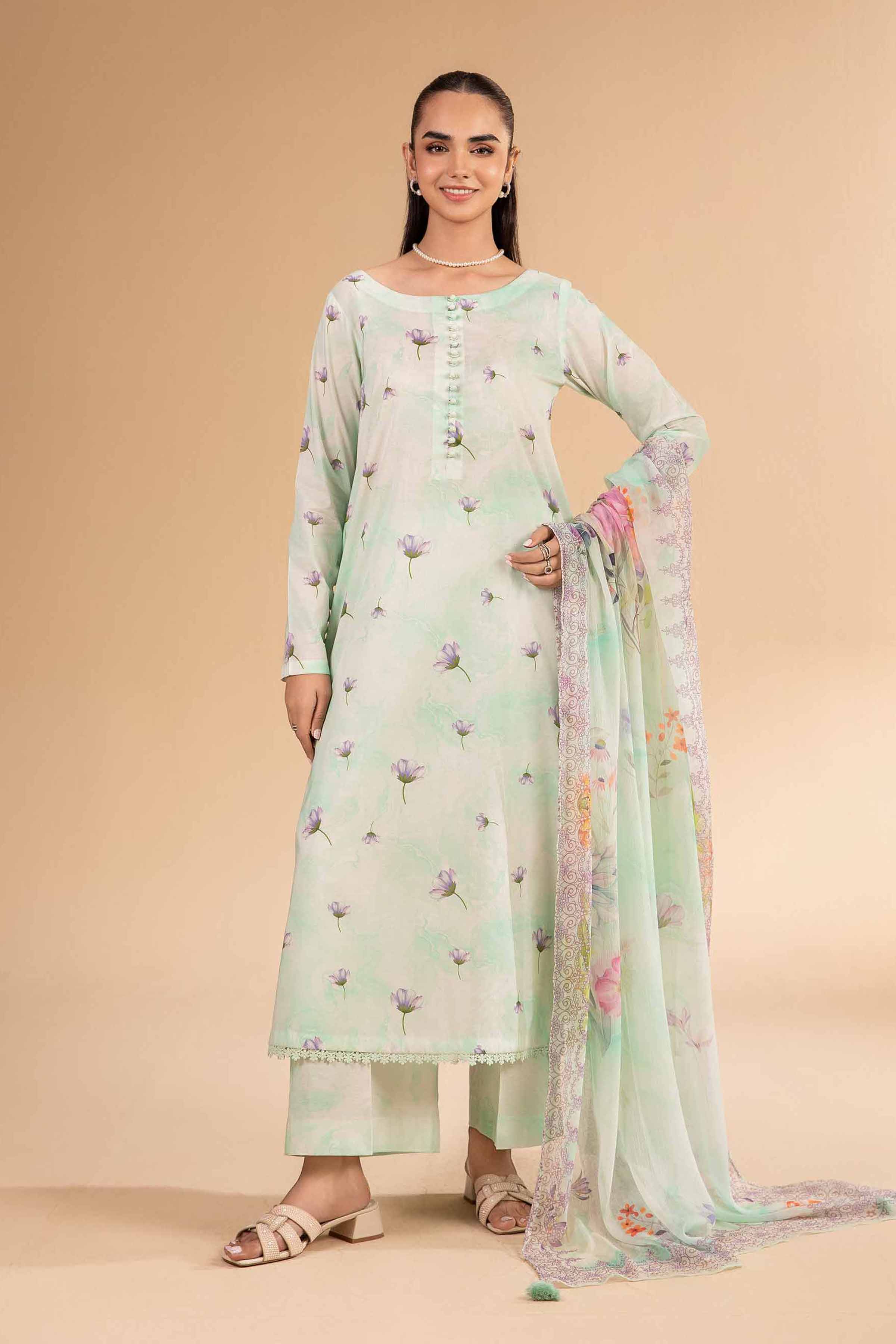 Nishat Linen 3 Piece - Digital Printed Suit - 42501983 Digital Printed Lawn Eid Edition 2025