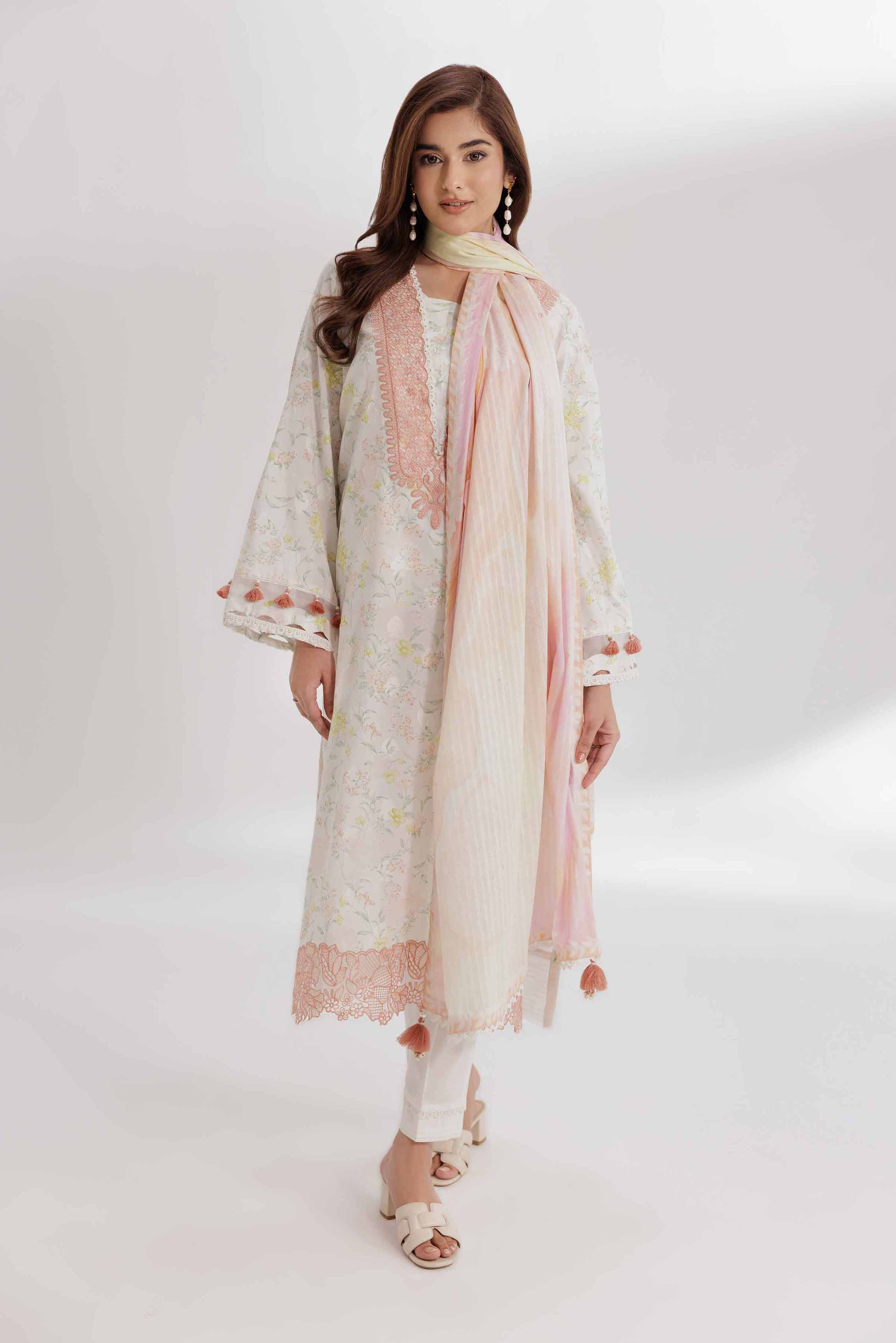 Nishat Linen 3 Piece - Digital Printed Suit - 42502209 Digital Printed Lawn Eid Edition 2025