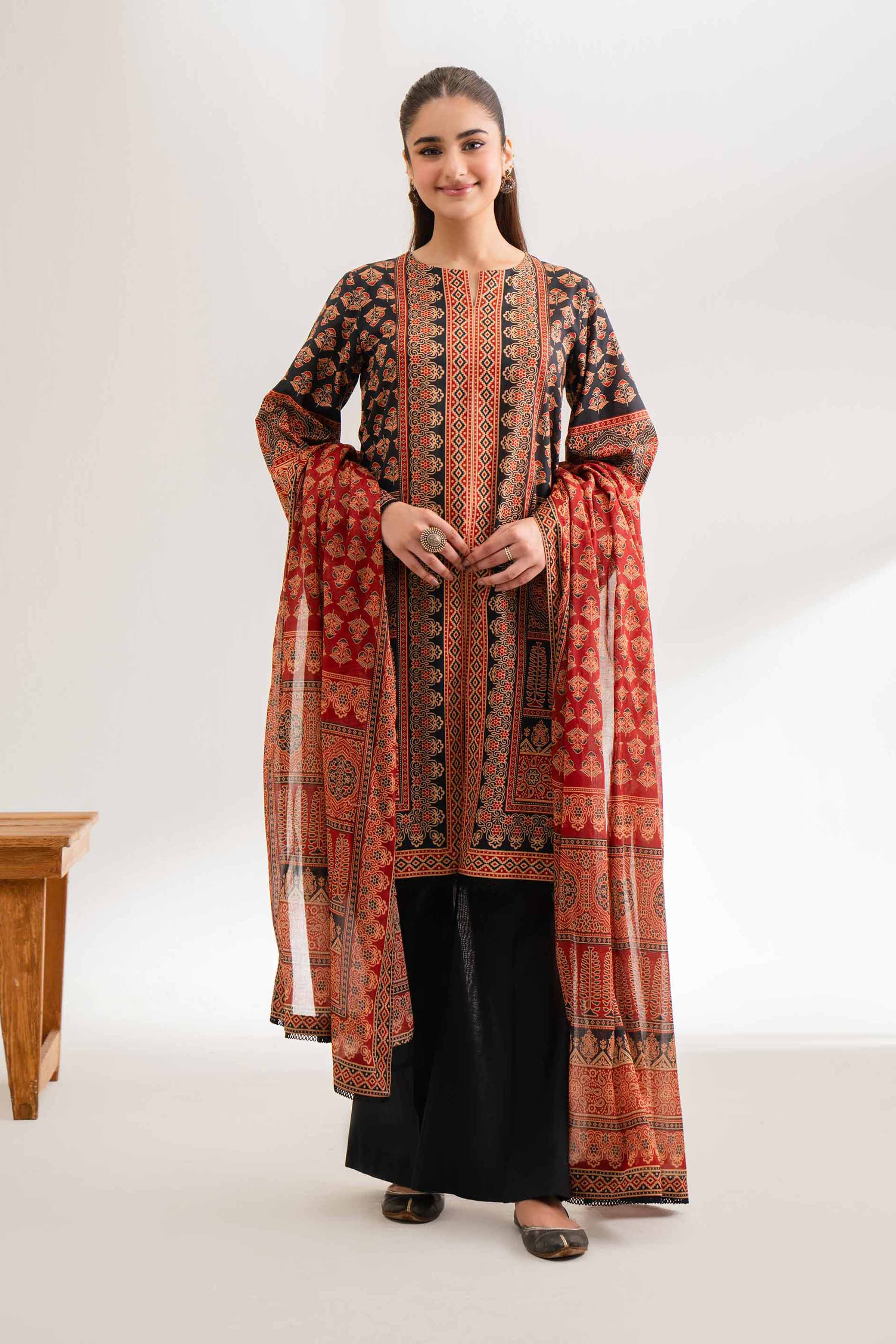 Nishat Linen 3 Piece - Digital Printed Suit - 42502226 Digital Printed Lawn Eid Edition 2025