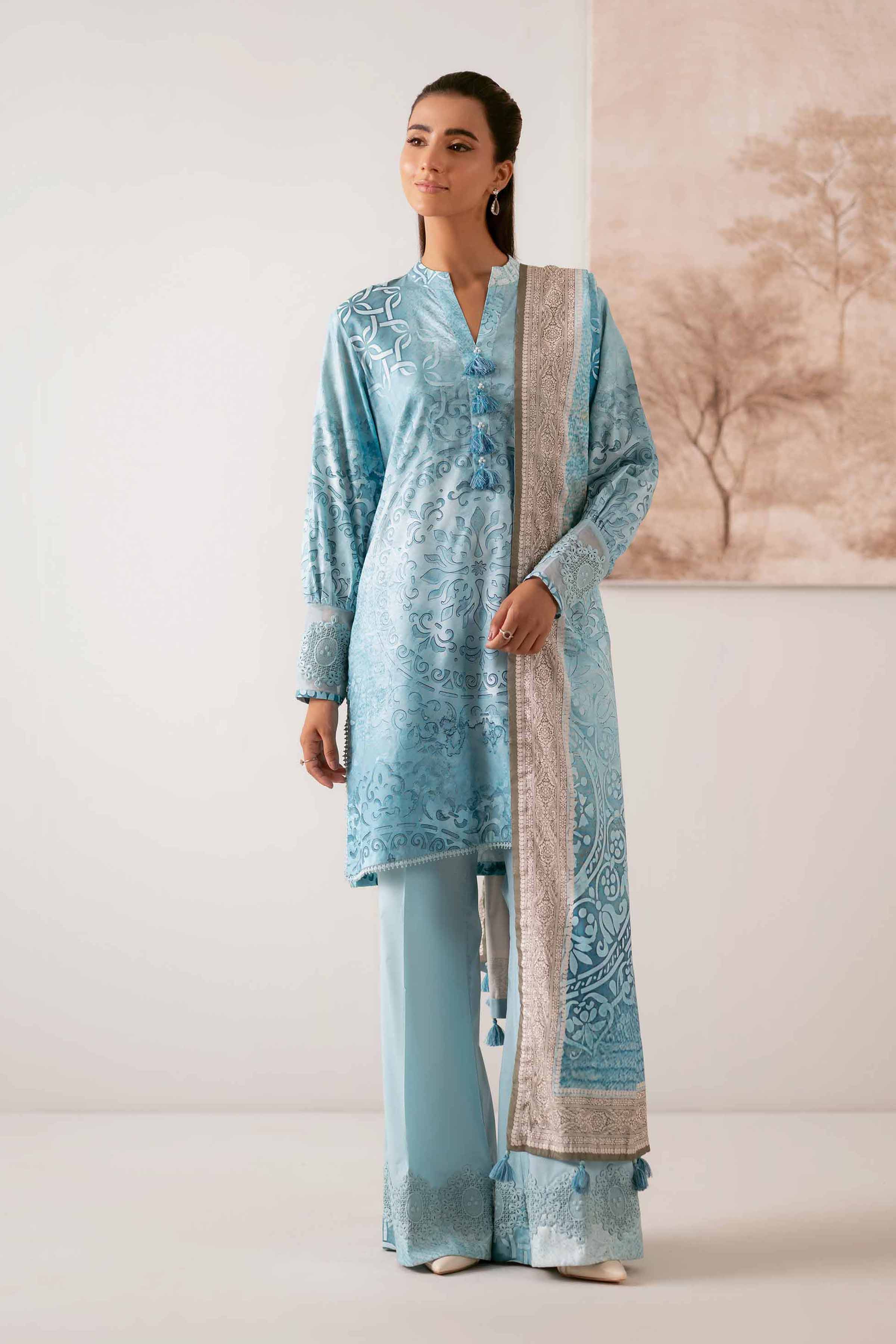 Nishat Linen 3 Piece - Digital Printed Suit - 42502900 Cozy Edit 2025