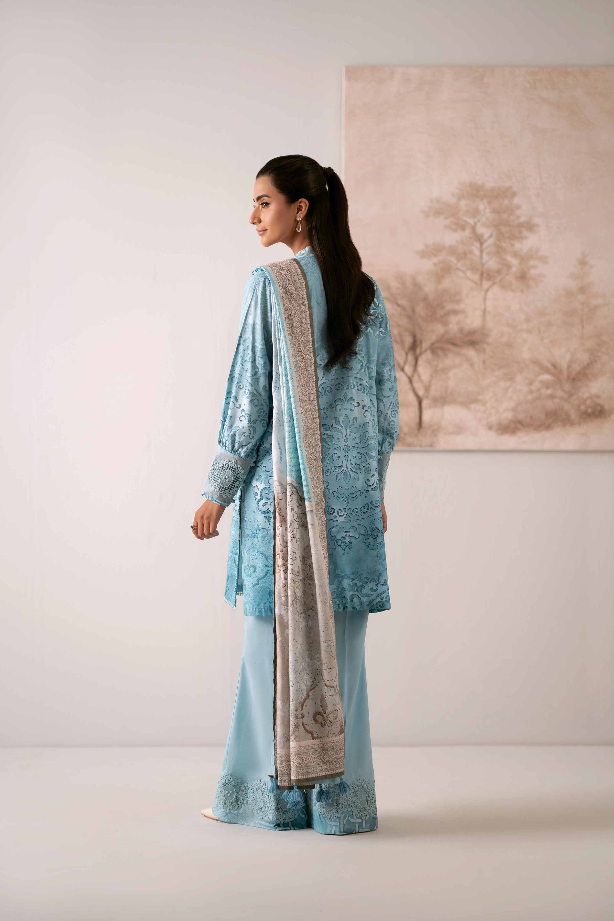 Nishat Linen 3 Piece - Digital Printed Suit - 42502900 Cozy Edit 2025 - Image 2