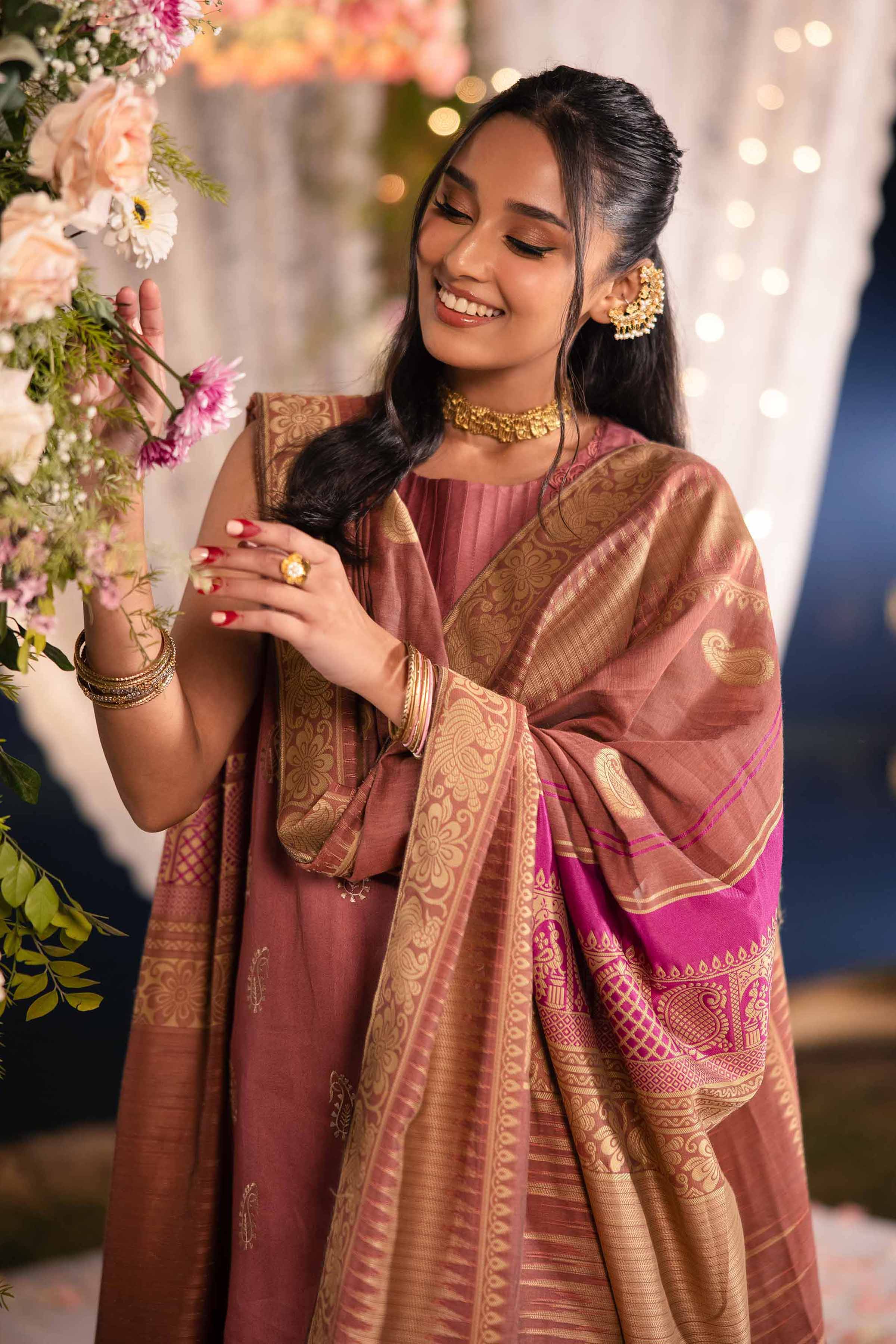 Nishat Linen 3 Piece - Embroidered Suit - 42501387 Embroidered Eid Lawn Collection 2025 - Image 2