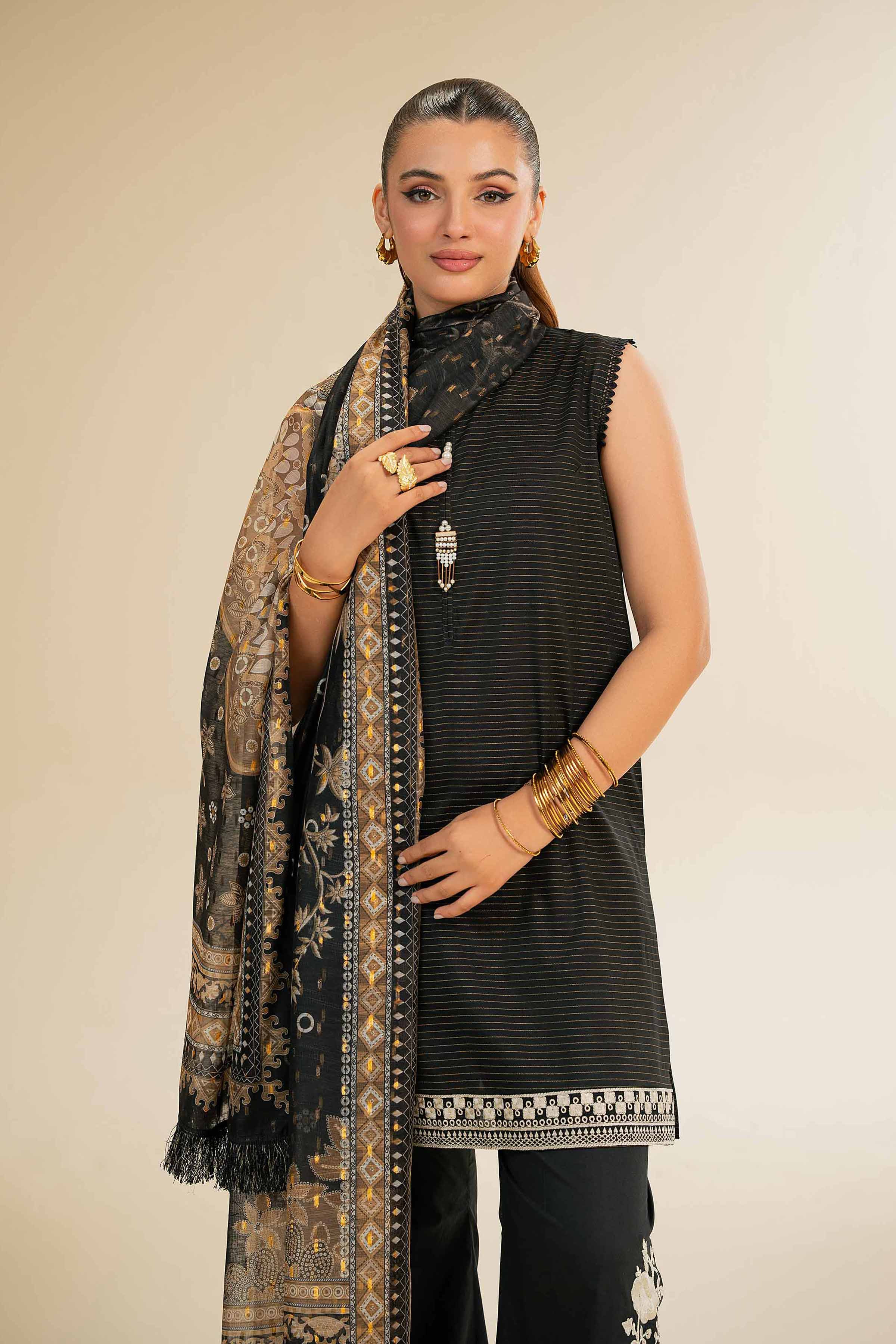 Nishat Linen 3 Piece - Embroidered Suit - 42501438 Embroidered Eid Lawn Collection 0 - Image 2